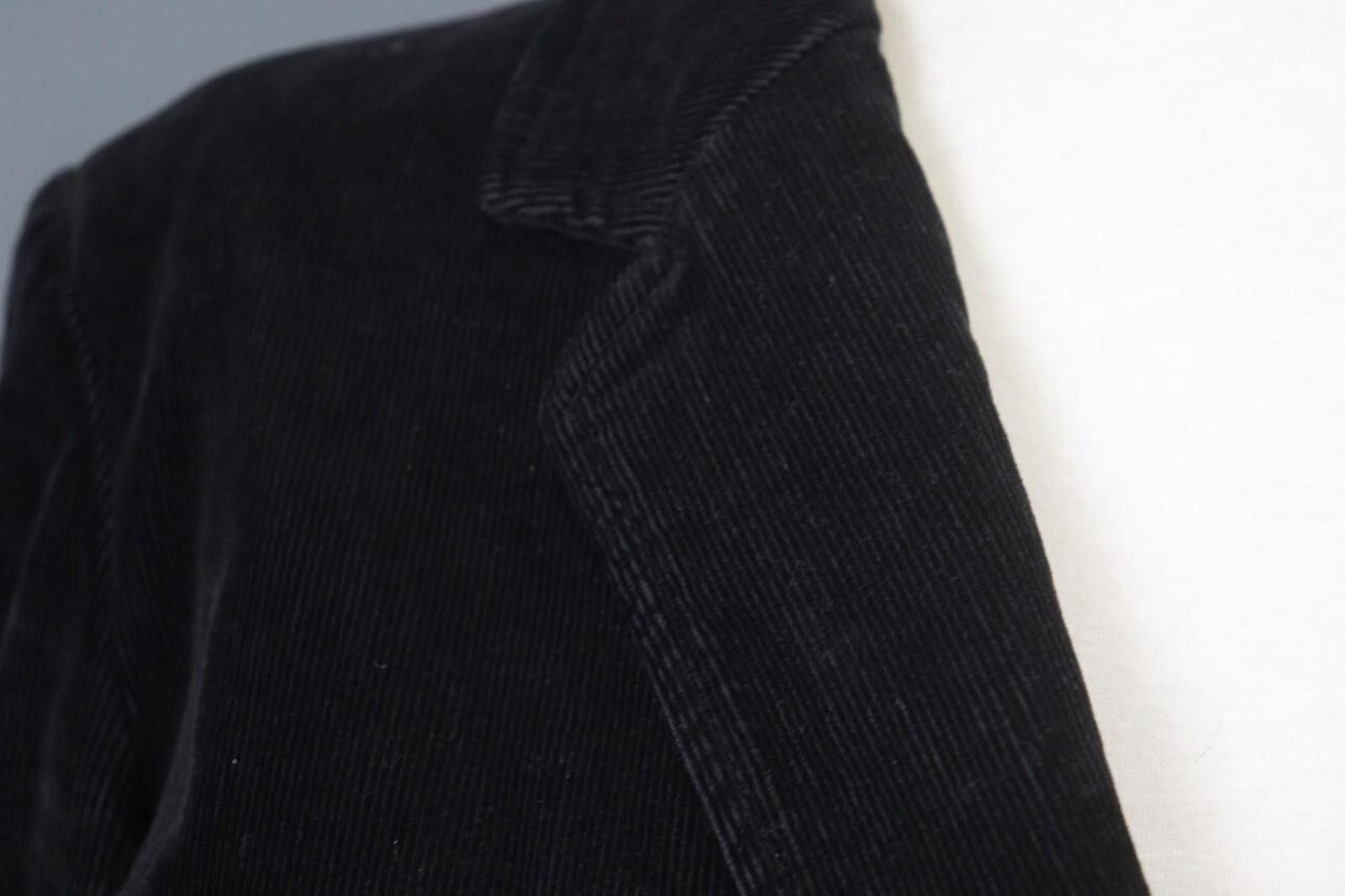 Lacoste Lacoste Black Cotton Corduroy Notch Blazer Jacket Size 38 Size M / US 6-8 / IT 42-44 - 9 Thumbnail