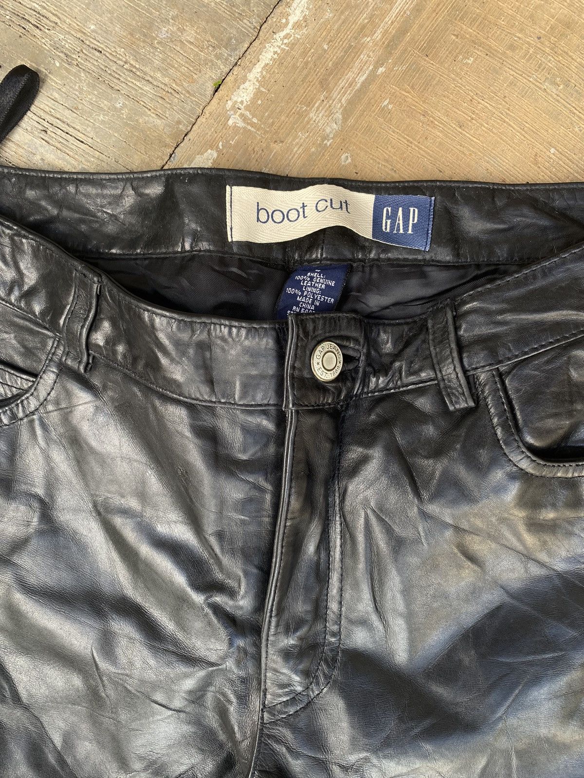Genuine Leather Gap bootcut leather pants Size US 28 / EU 44 - 5 Thumbnail
