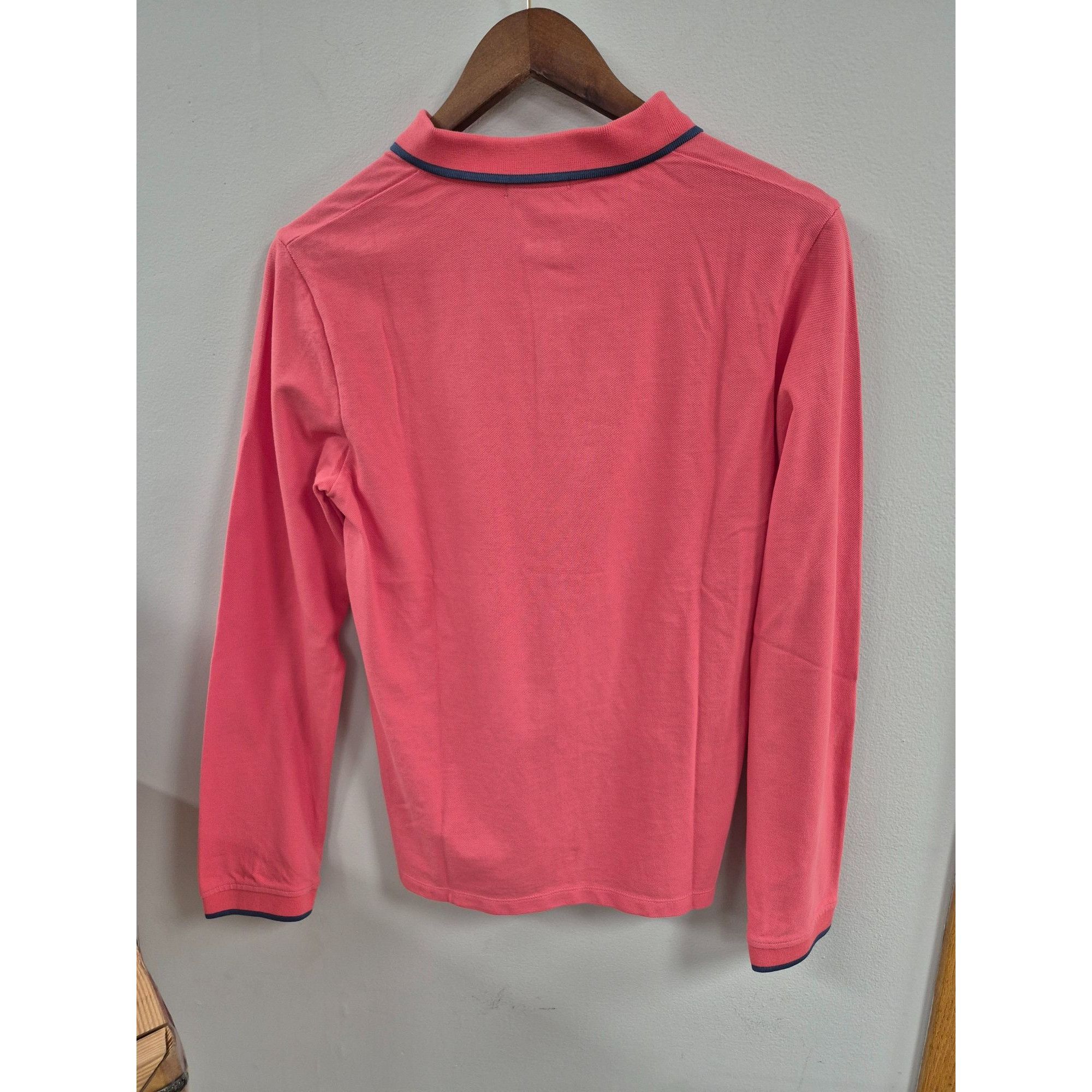Other Mens Coral Long Sleeve Polo Shirt Button-Up Collar Size Smal Size US M / EU 48-50 / 2 - 5 Thumbnail