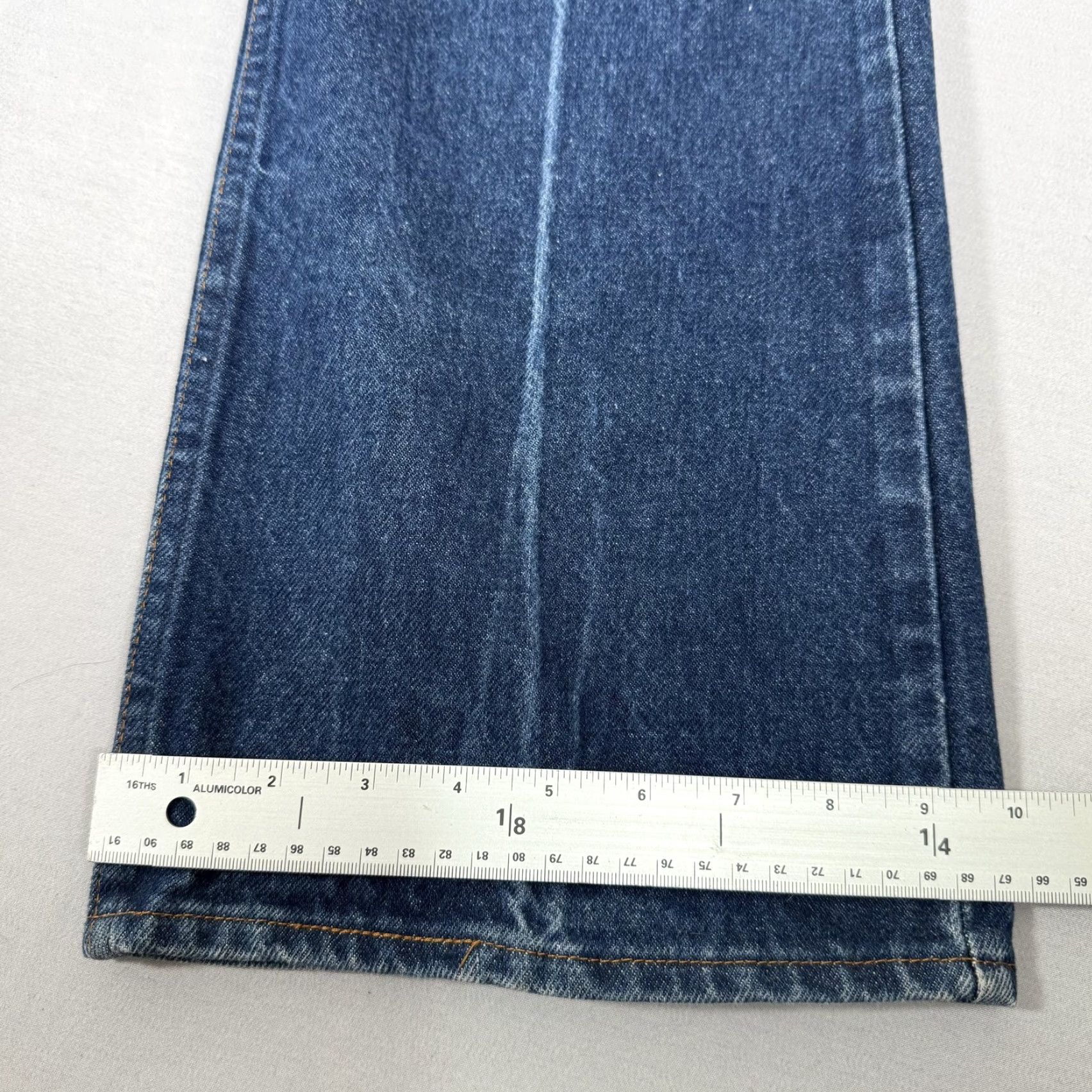 Levi's VINTAGE Levi's Jeans Mens 34x36 Blue 517 Orange Tab Bootcut Denim Pants Western 80s 90s USA Mens jeans Size US 34 / EU 50 - 5 Thumbnail