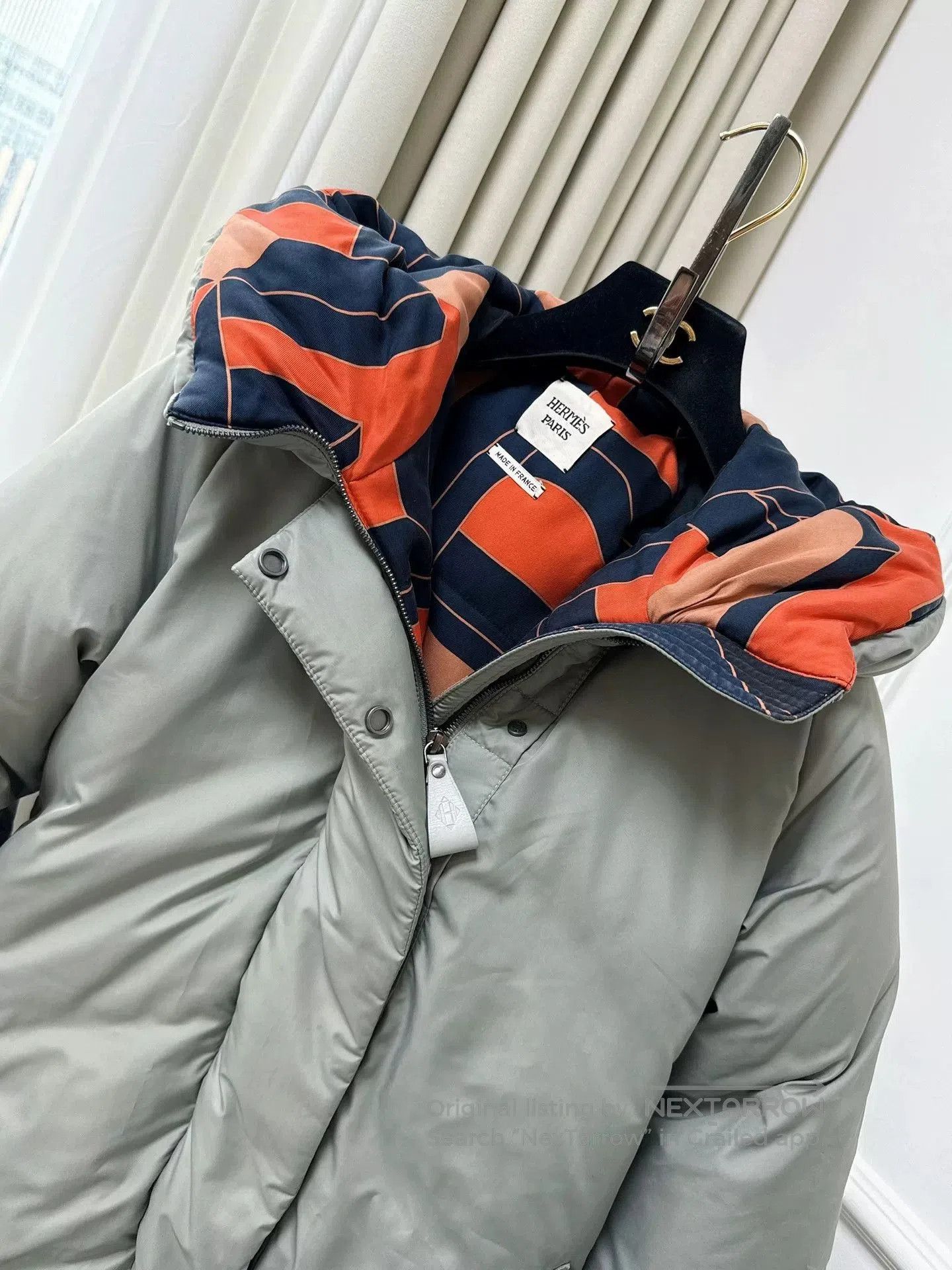 Hermes Hermes Sage Gray Ski Down Jacket. Size US M / EU 48-50 / 2 - 3 Thumbnail
