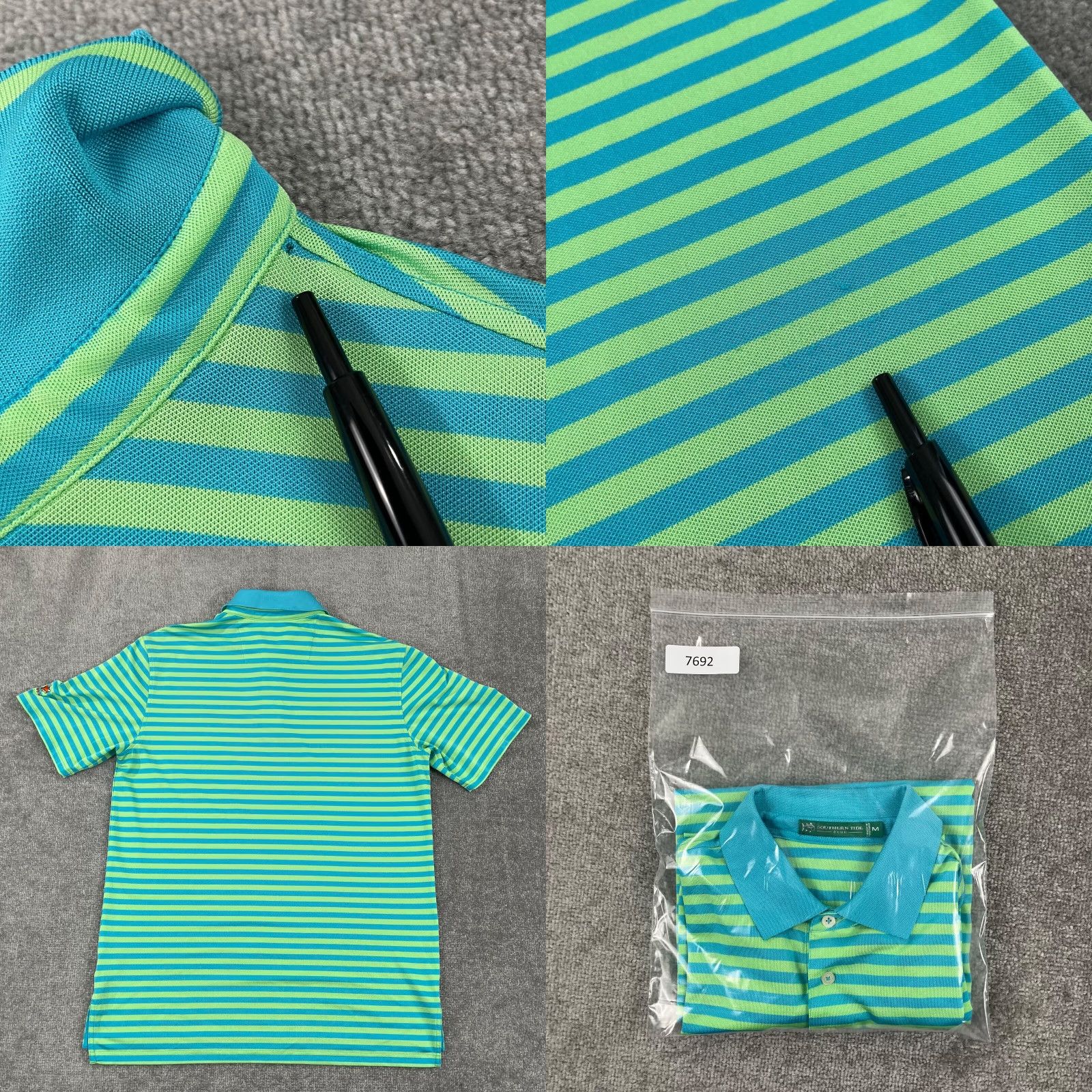 Southern Tide SOUTHERN TIDE Polo Shirt Mens Medium Green Spring Valley Hunt Club Golf S/S Multicolor Size US M / EU 48-50 / 2 - 8 Thumbnail