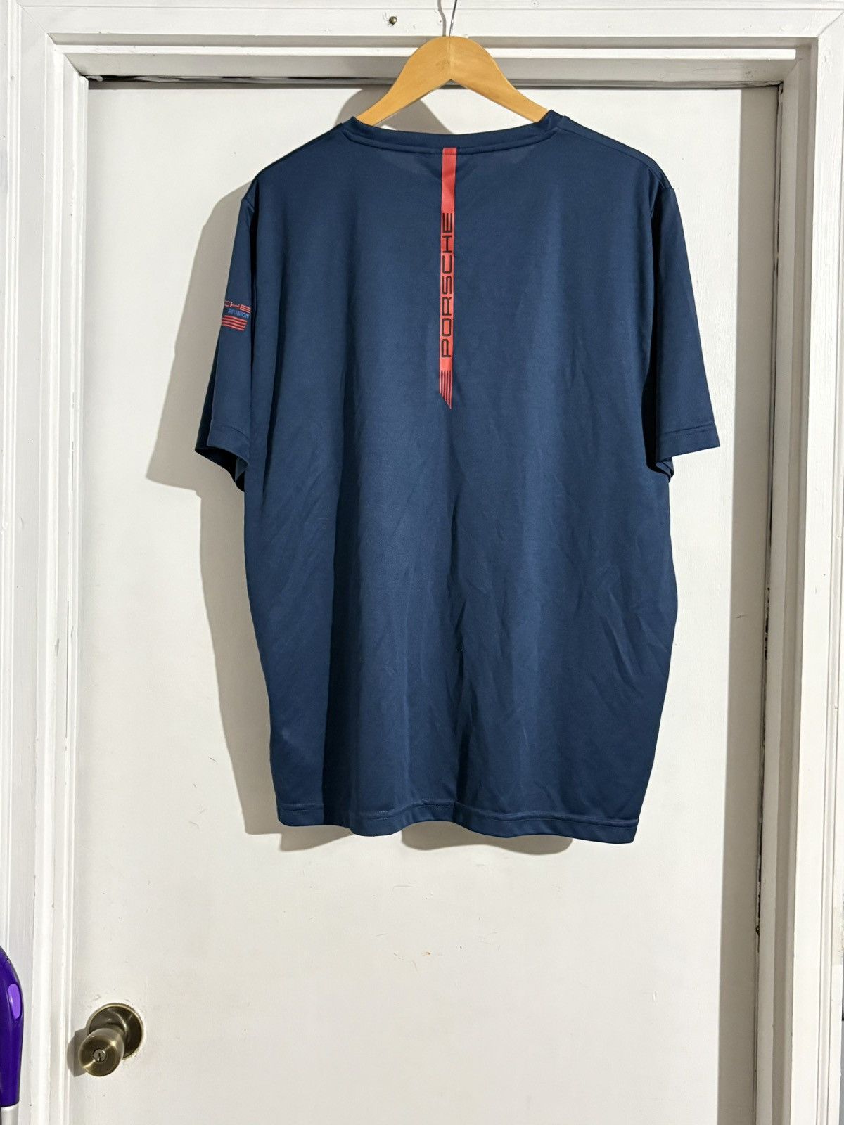 Porsche Design Porsche blue and red checkered racing tee Size US XXL / EU 58 / 5 - 3 Thumbnail