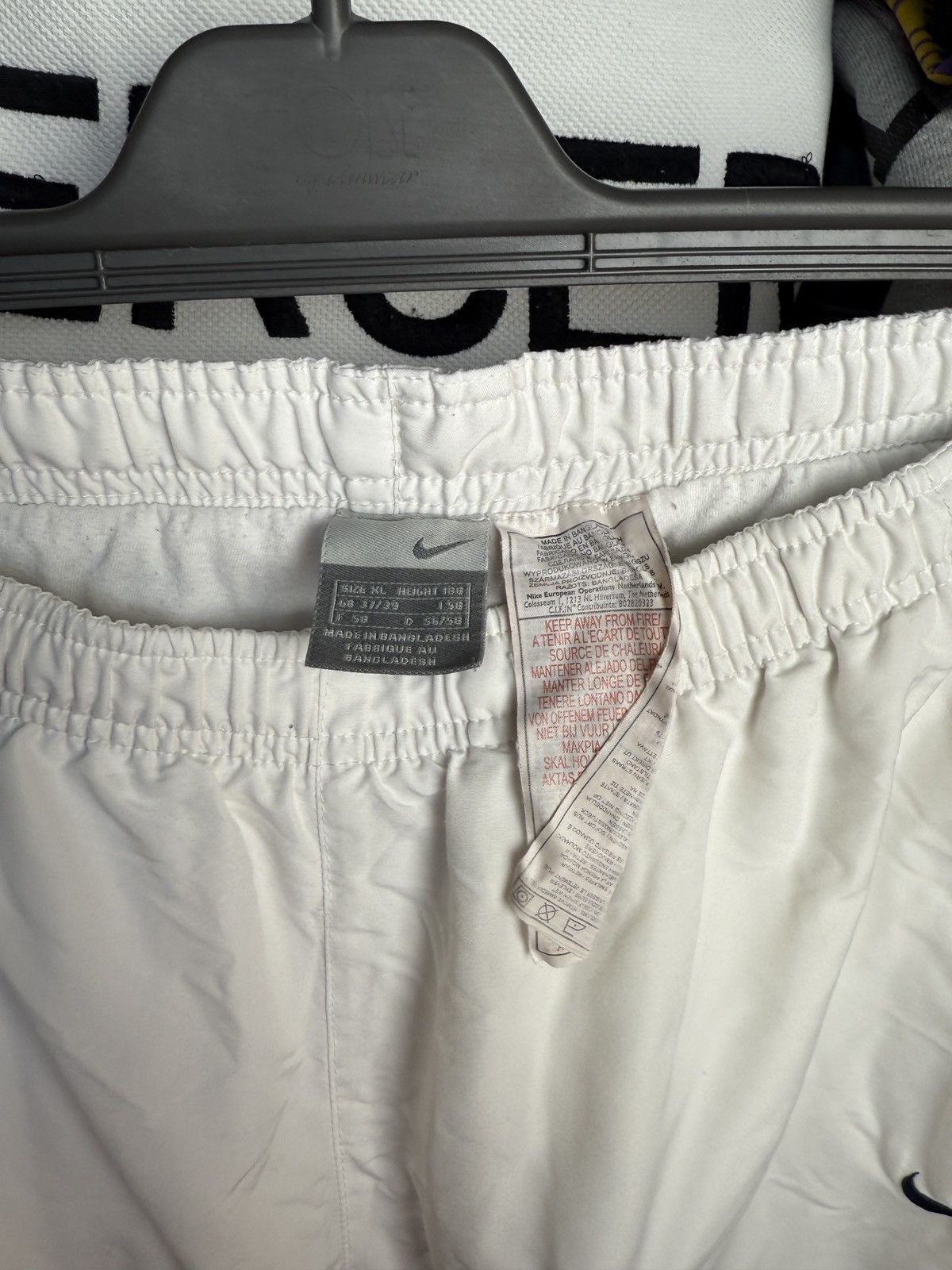 Nike Nike Vintage Baggy Track Pants White Stripped Size XL Size US 36 / EU 52 - 14 Thumbnail