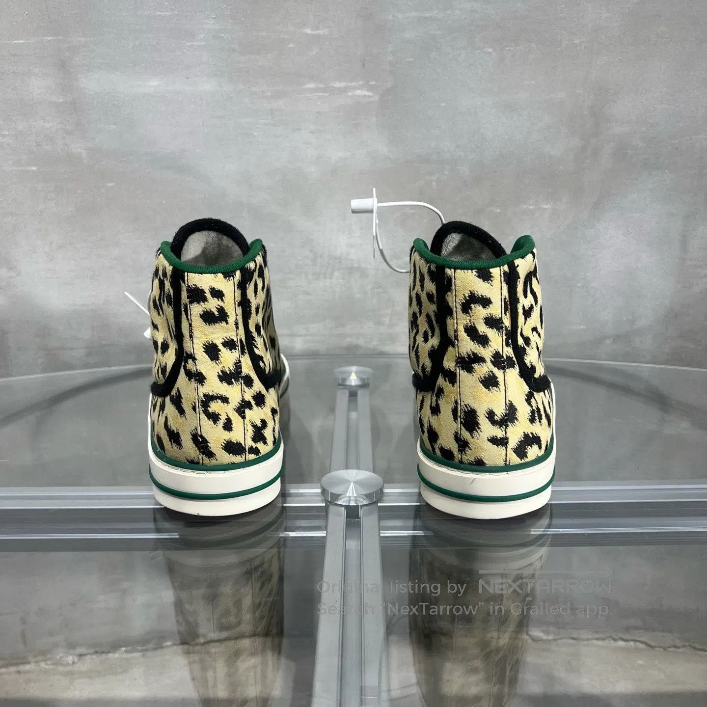 Gucci Guicci Tennis 1977 Leopard Pattern Board Shoes Size US 8.5 / EU 41-42 - 6 Thumbnail
