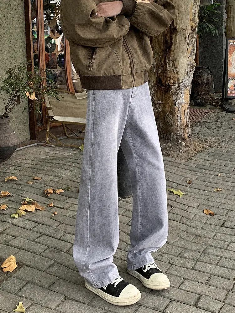 Japanese Brand × Jean Retro loose washed straight leg jeans Size US 32 / EU 48 - 3 Thumbnail