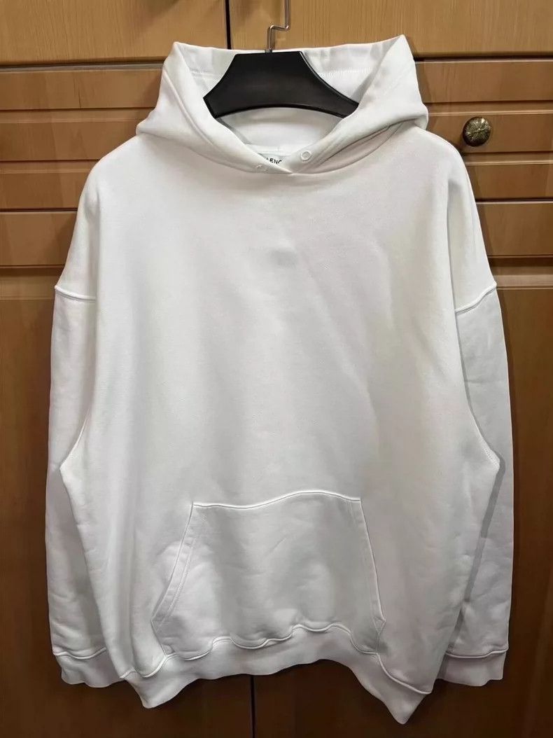 Balenciaga Balenciaga White Hat Letter Logo Hoodie Sweatshirt Size US XS / EU 42 / 0 - 3 Thumbnail