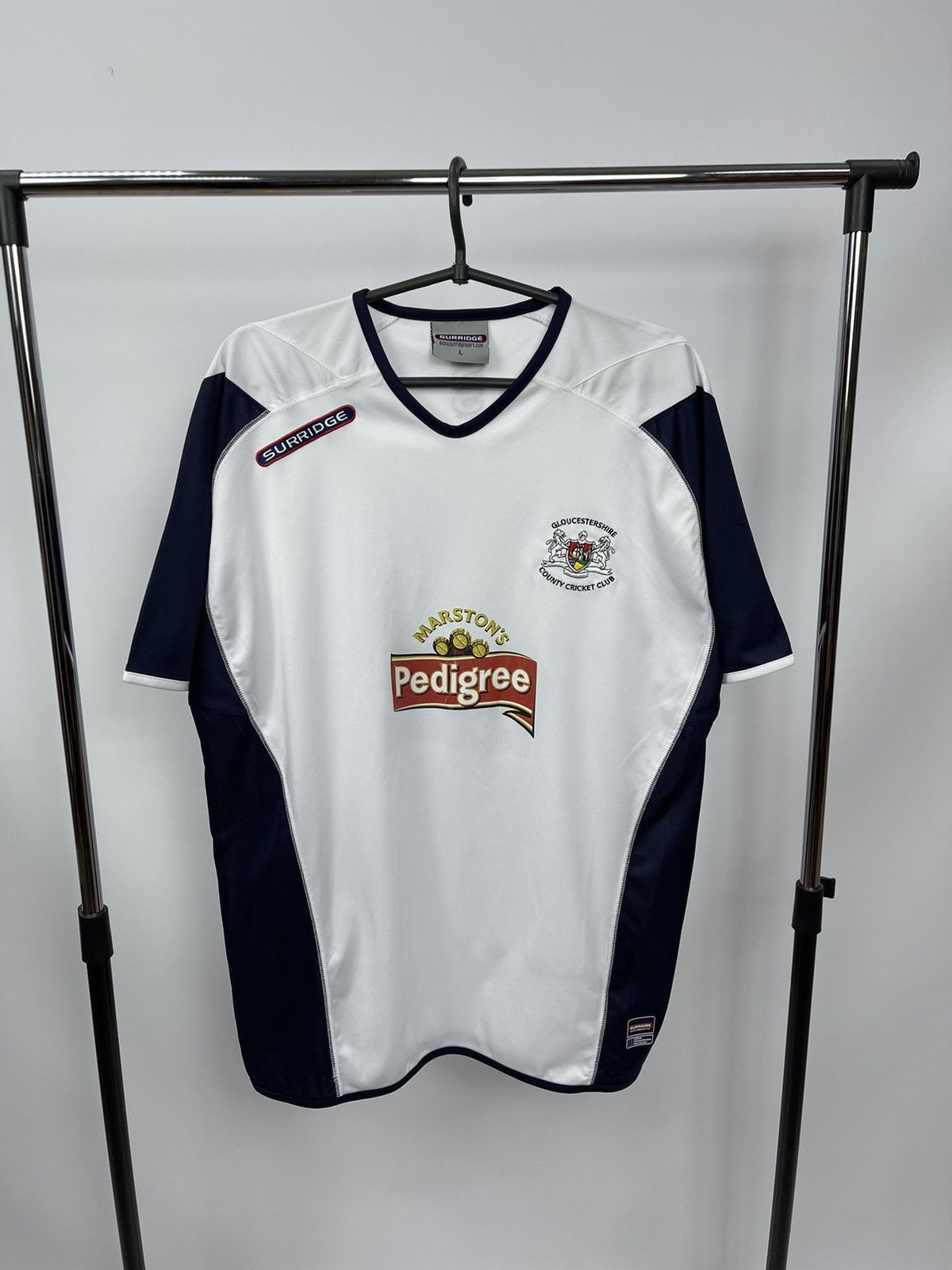 Other GLOUCESTERSHIRE GLADIATORS CRICKET SHIRT Surridge size L Whi Size US L / EU 52-54 / 3 - 1 Thumbnail