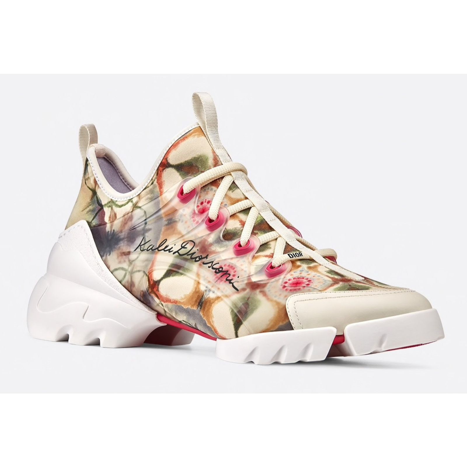 Dior Dior D Connect Lace Up Flat Trainer Sneaker 39.5 Size US 9.5 / IT 39.5 - 4 Thumbnail
