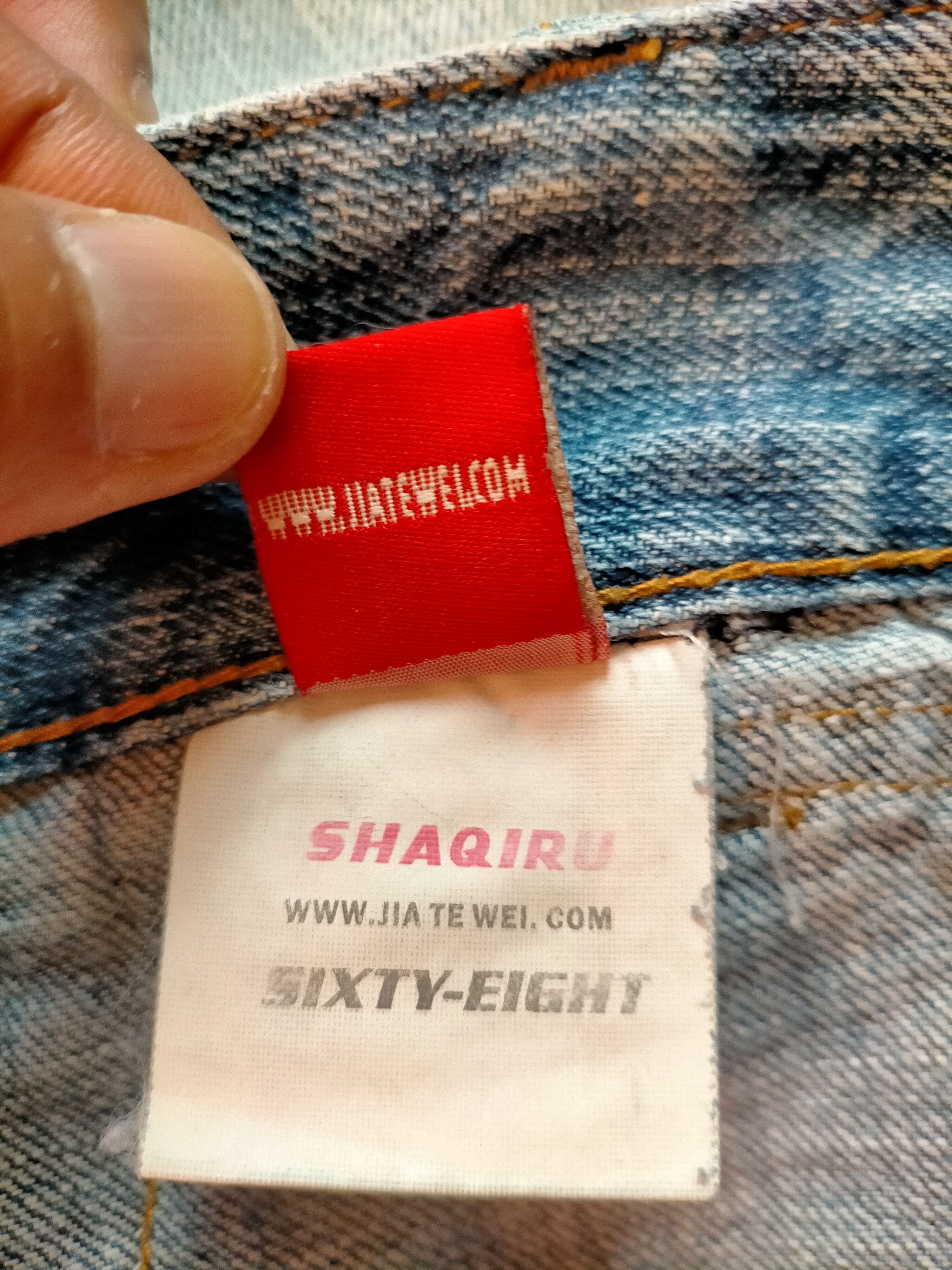 If Six Was Nine Flare Jeans Shaqiru Japan Patchwork Boot cut Blue Jeans Size US 31 - 20 Thumbnail