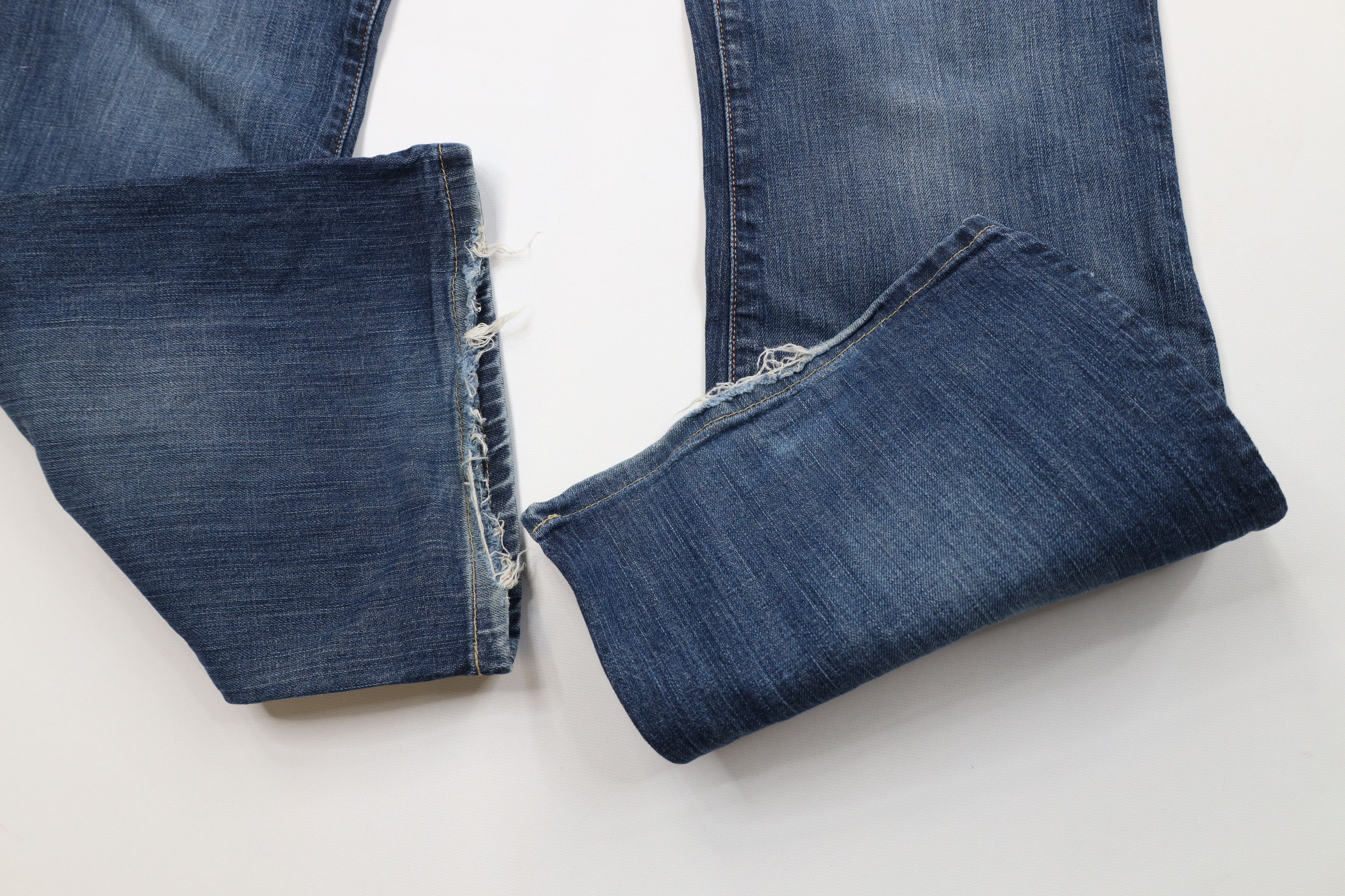 American Eagle Outfitters Vintage 90s Y2K American Eagle Flared Wide Leg Jeans Blue Size 36" / US 14 / IT 50 - 5 Thumbnail