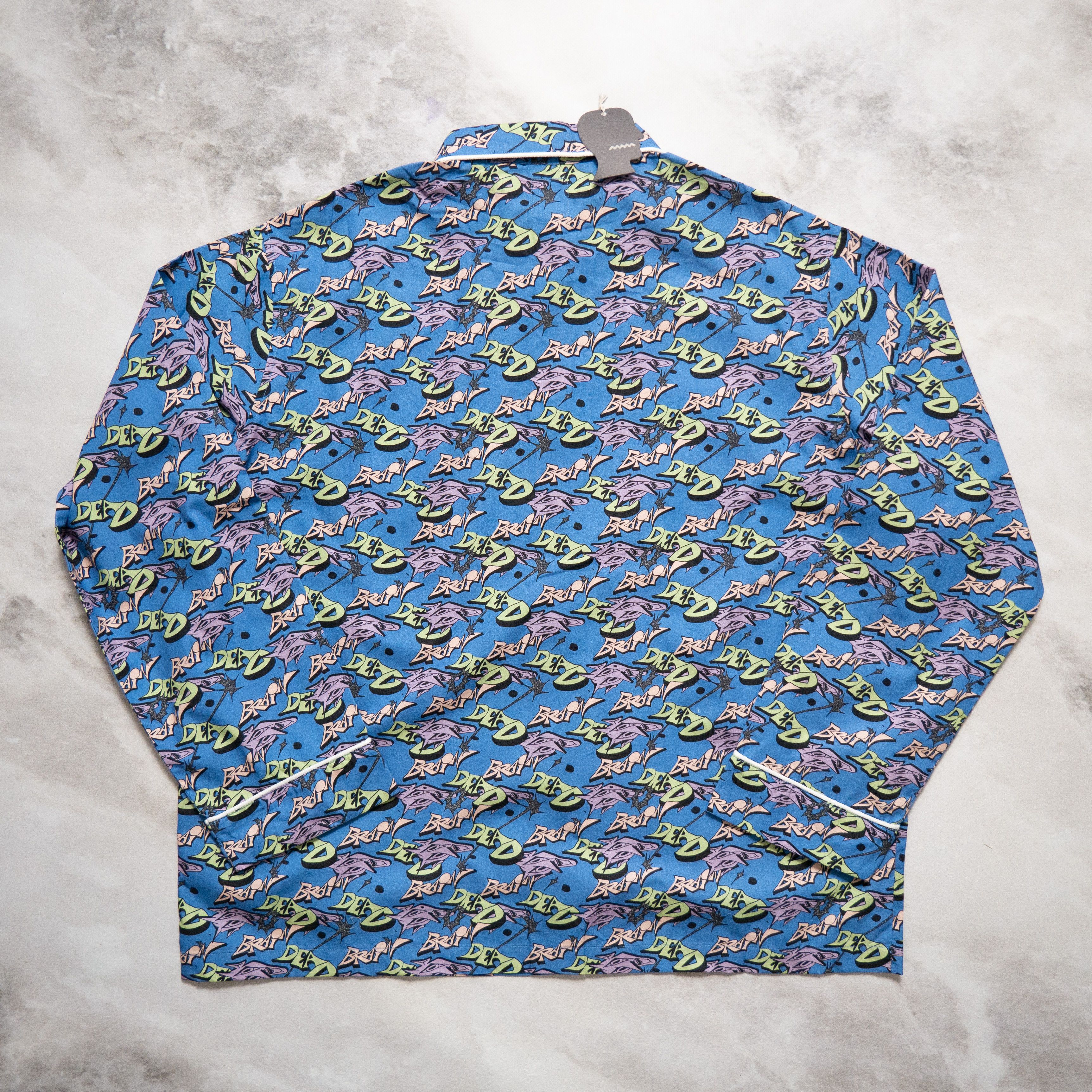Brain Dead Brain Dead Pajama Button Ups Shirt New L Size US L / EU 52-54 / 3 - 2 Thumbnail
