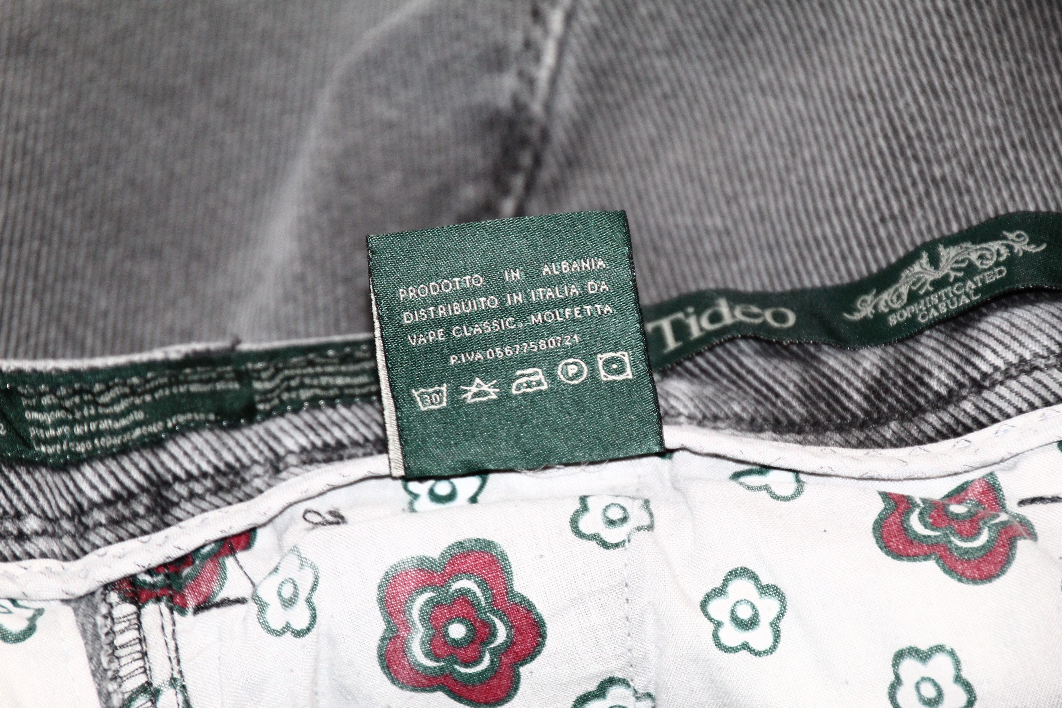 L.B.M. 1911 Molfetta Tideo Retro WashTwill Denim Stretch Cotton Pants Size US 38 / EU 54 - 10 Thumbnail