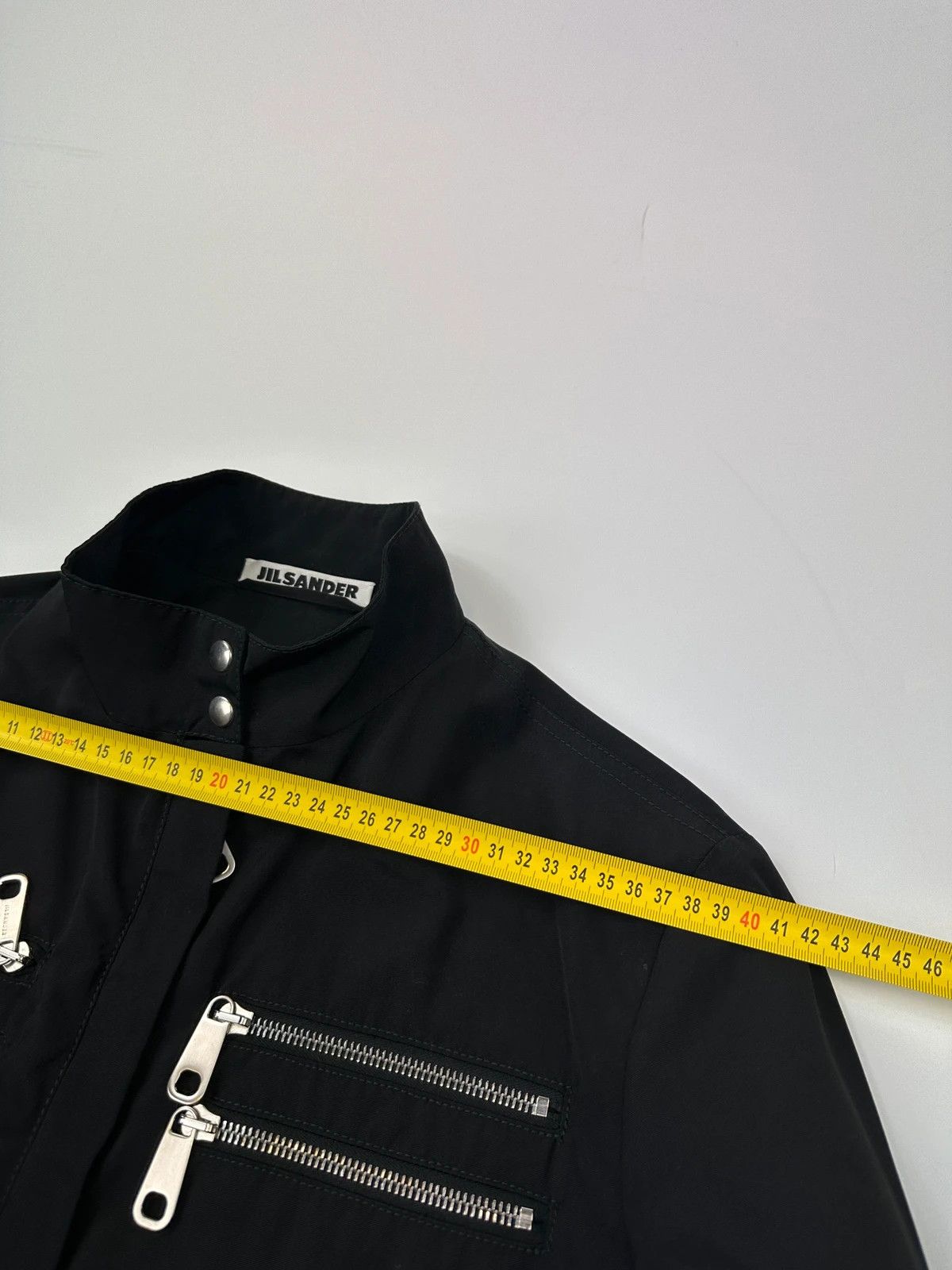 Jil Sander Jil Sander Early 00s Black Nylon Double Belted 7 Zip Jacket Size M / US 6-8 / IT 42-44 - 14 Thumbnail