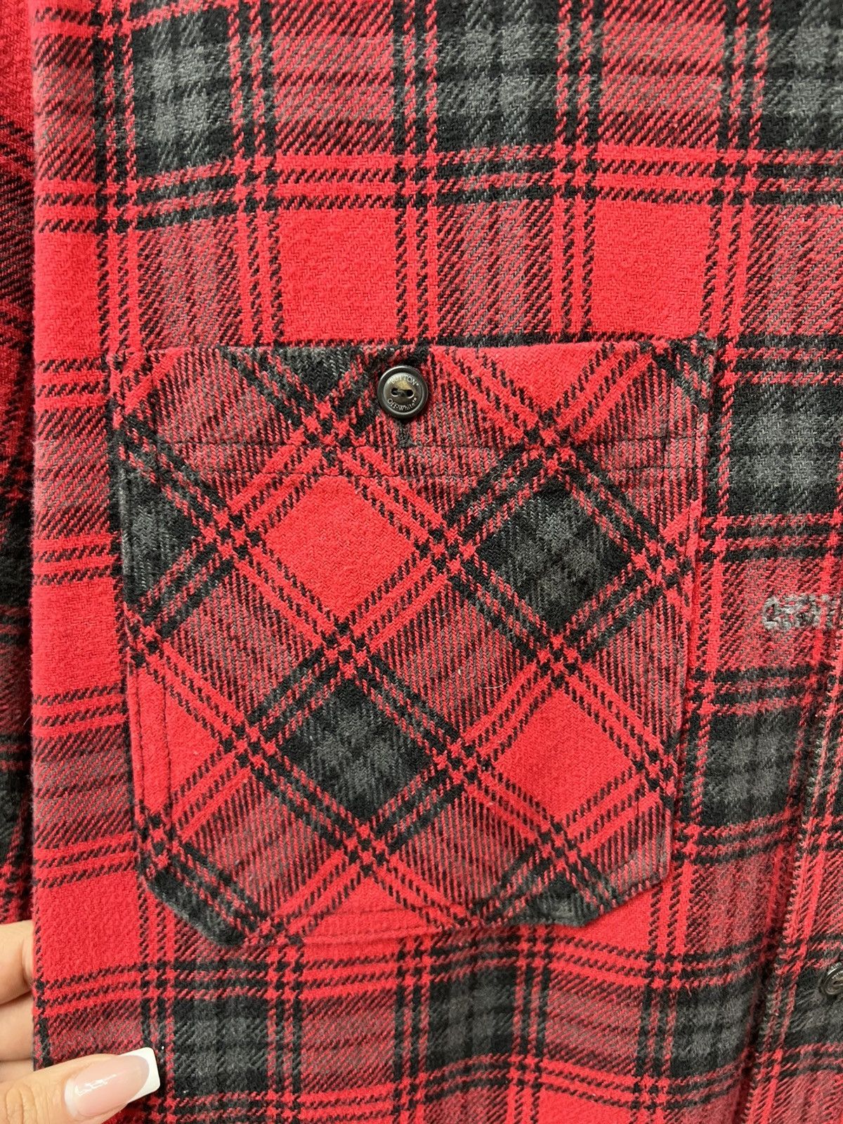 Off-White Offwhite Red Flannel Button Up Size US M / EU 48-50 / 2 - 6 Thumbnail