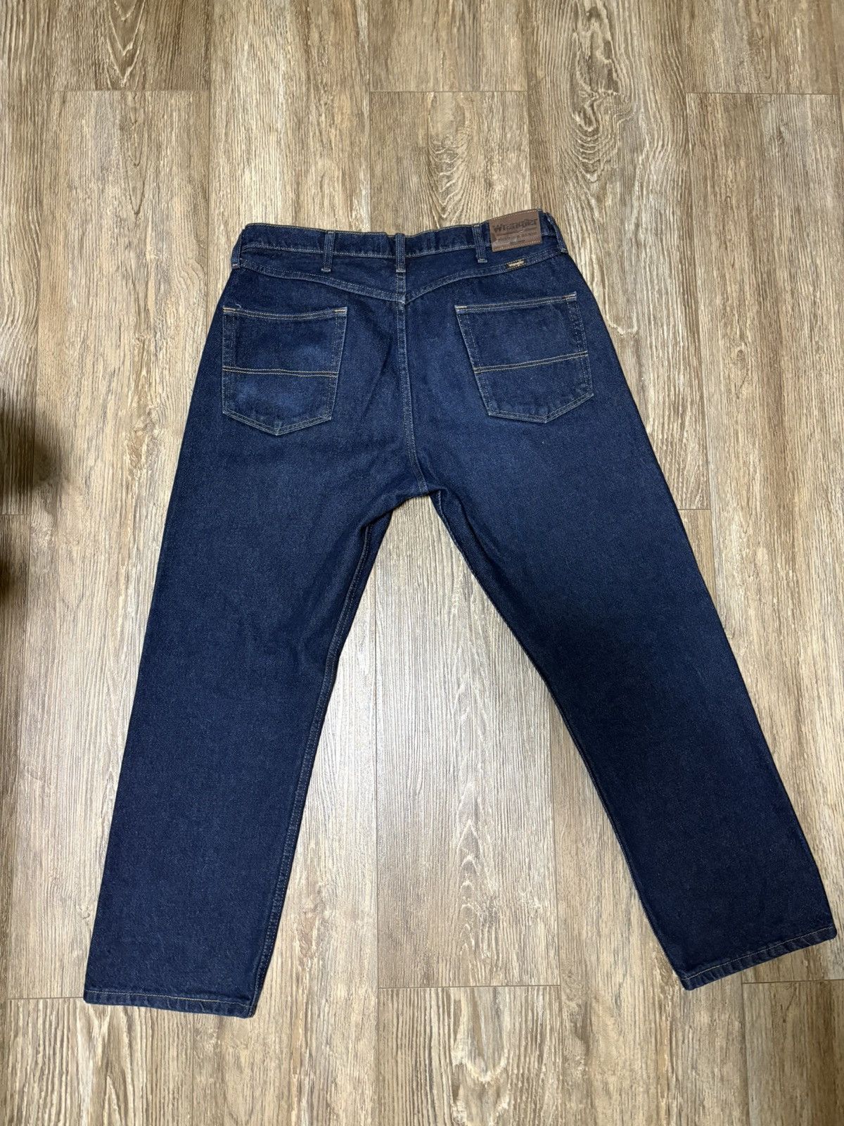 Wrangler Wrangler Regular Fit 36X29 Indigo Jeans Size US 36 / EU 52 - 2 Thumbnail