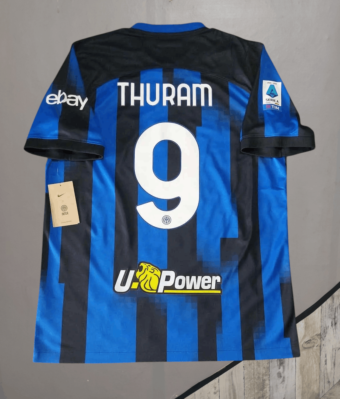 Nike Nike x Inter Milan x Transformers 23/24 Thuram #9 Home Shirt Size US XL / EU 56 / 4 - 20 Thumbnail