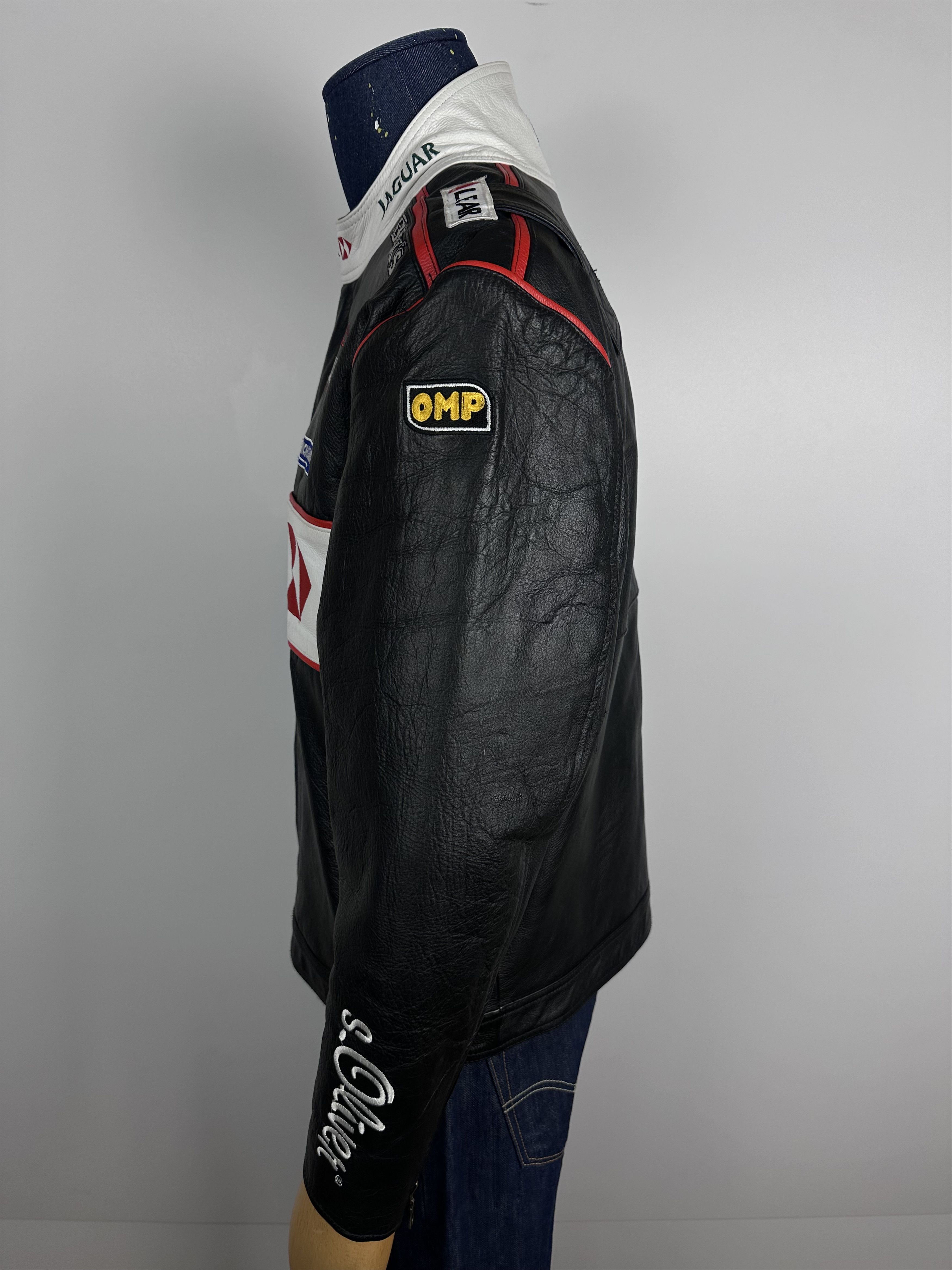 Vintage Vintage Jaguar Racing Leather Jacket HSBC Becks Mens Size L Size US L / EU 52-54 / 3 - 8 Thumbnail