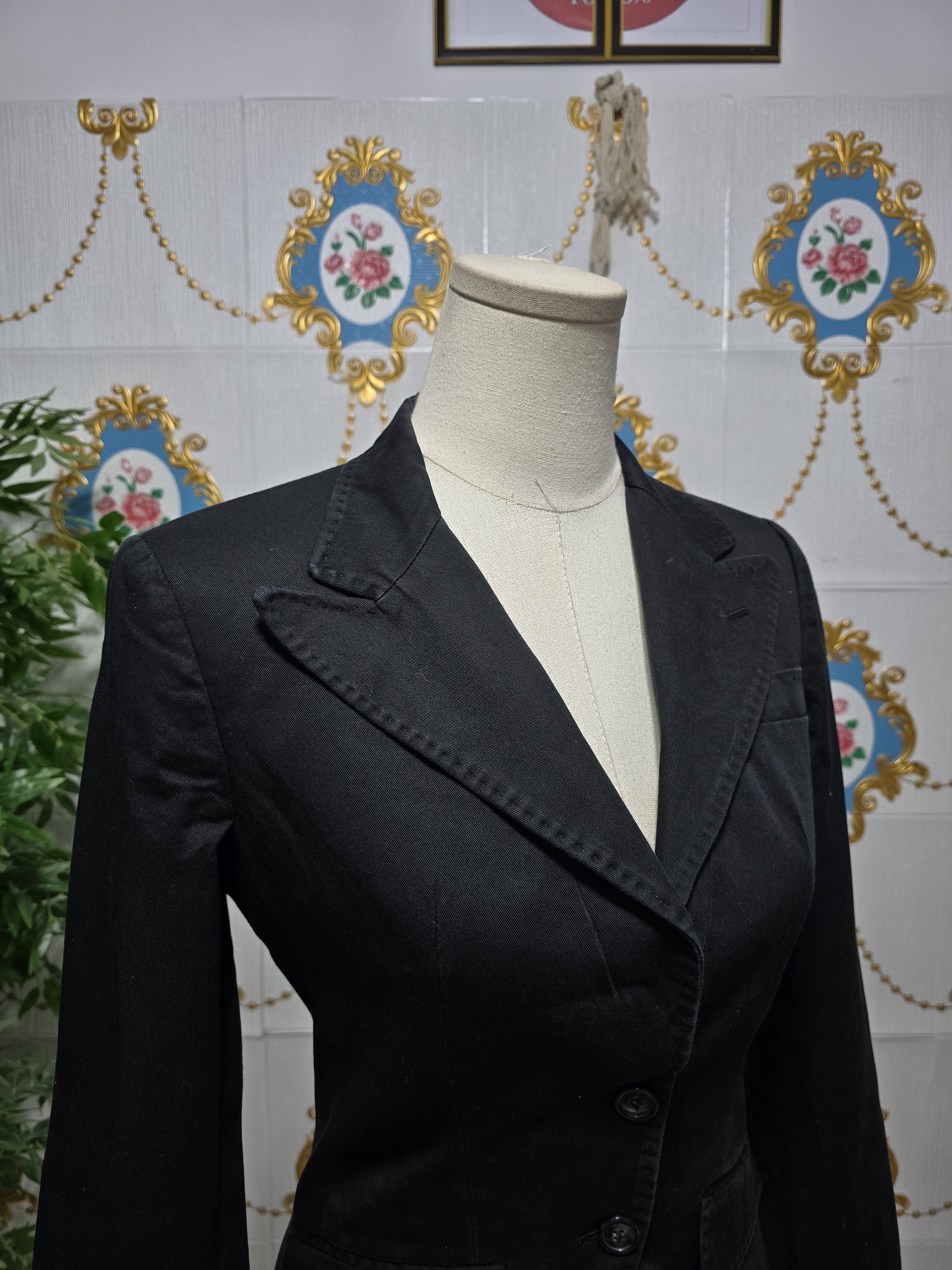 Dolce & Gabbana DOLCE & GABBANA blazer Black ,VINTAGE, WOMEN'S SMALL Size S / US 4 / IT 40 - 14 Thumbnail