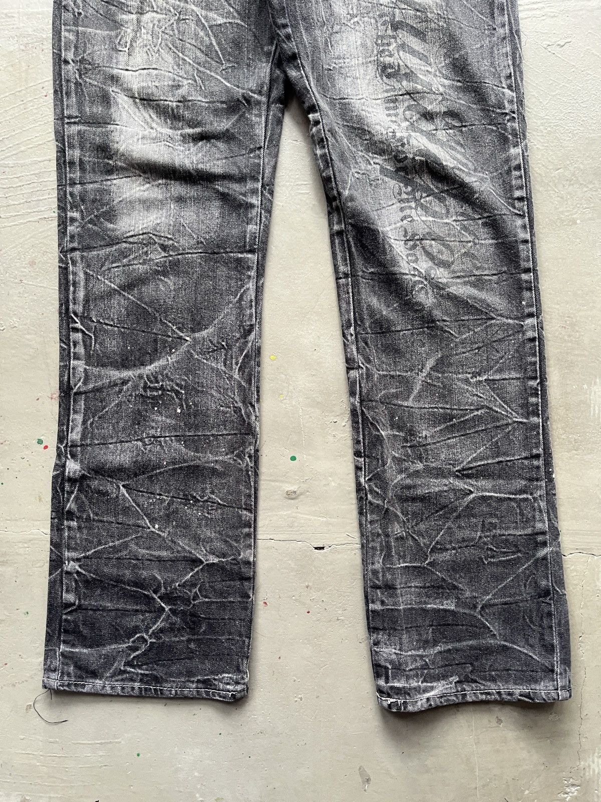 14th Addiction 2000s FLARE PUNK ACID WASH ROOT THREE NUMBER NINE STYLE Size US 31 - 7 Thumbnail