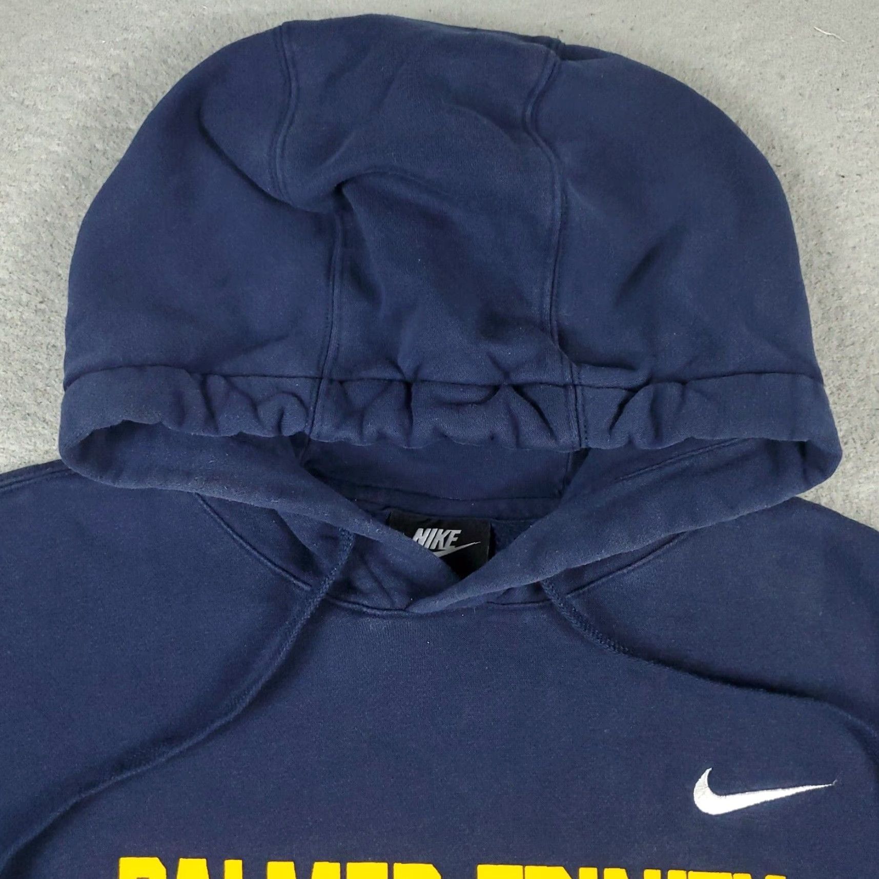 Nike Nike Hoodie Mens Small Blue Swoosh Pullover Sweatshirt Sweatshirt Hoodie Nike Size US S / EU 44-46 / 1 - 3 Thumbnail