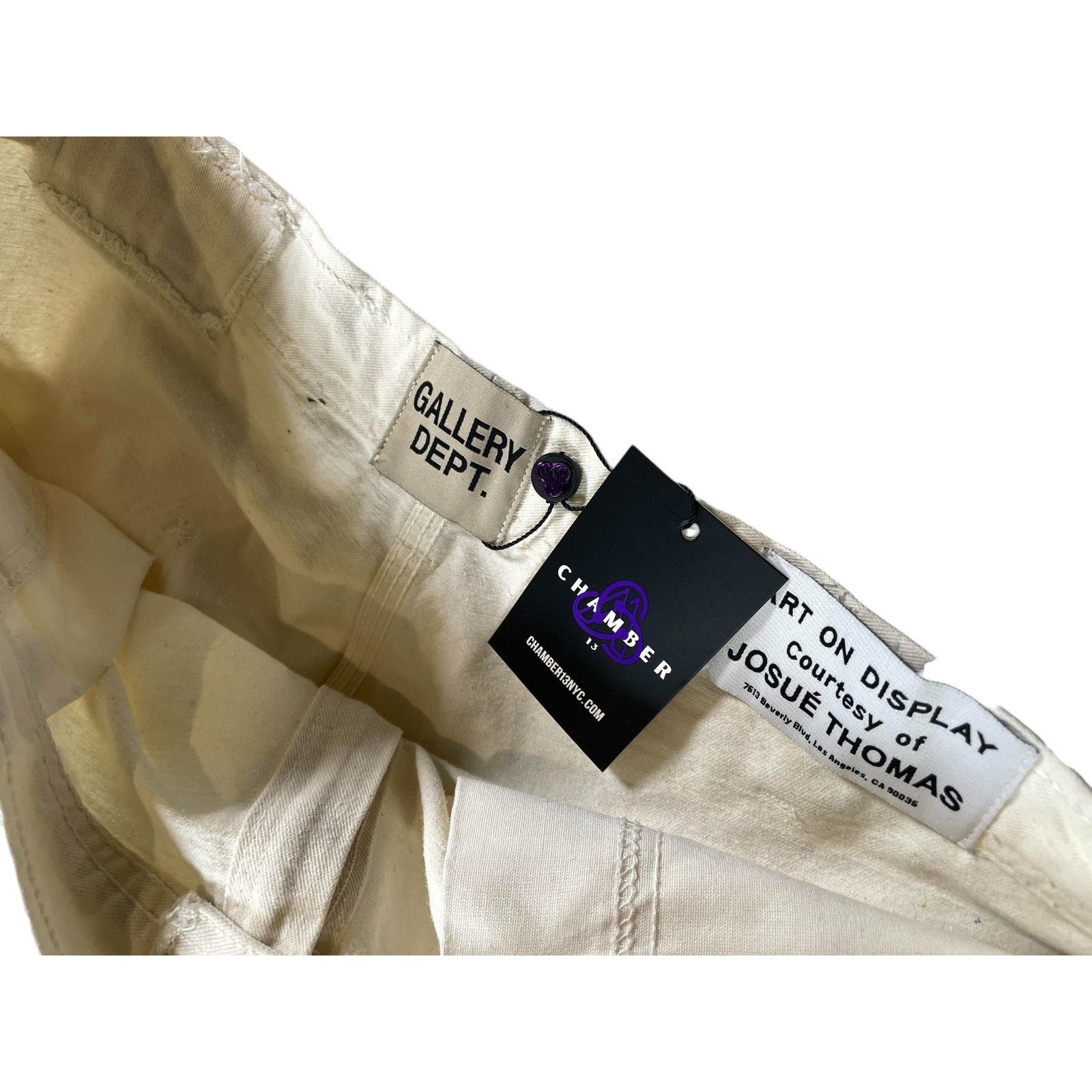 Gallery Dept. Gallery Dept. Flared Splatter White Jeans Size US 36 / EU 52 - 4 Thumbnail