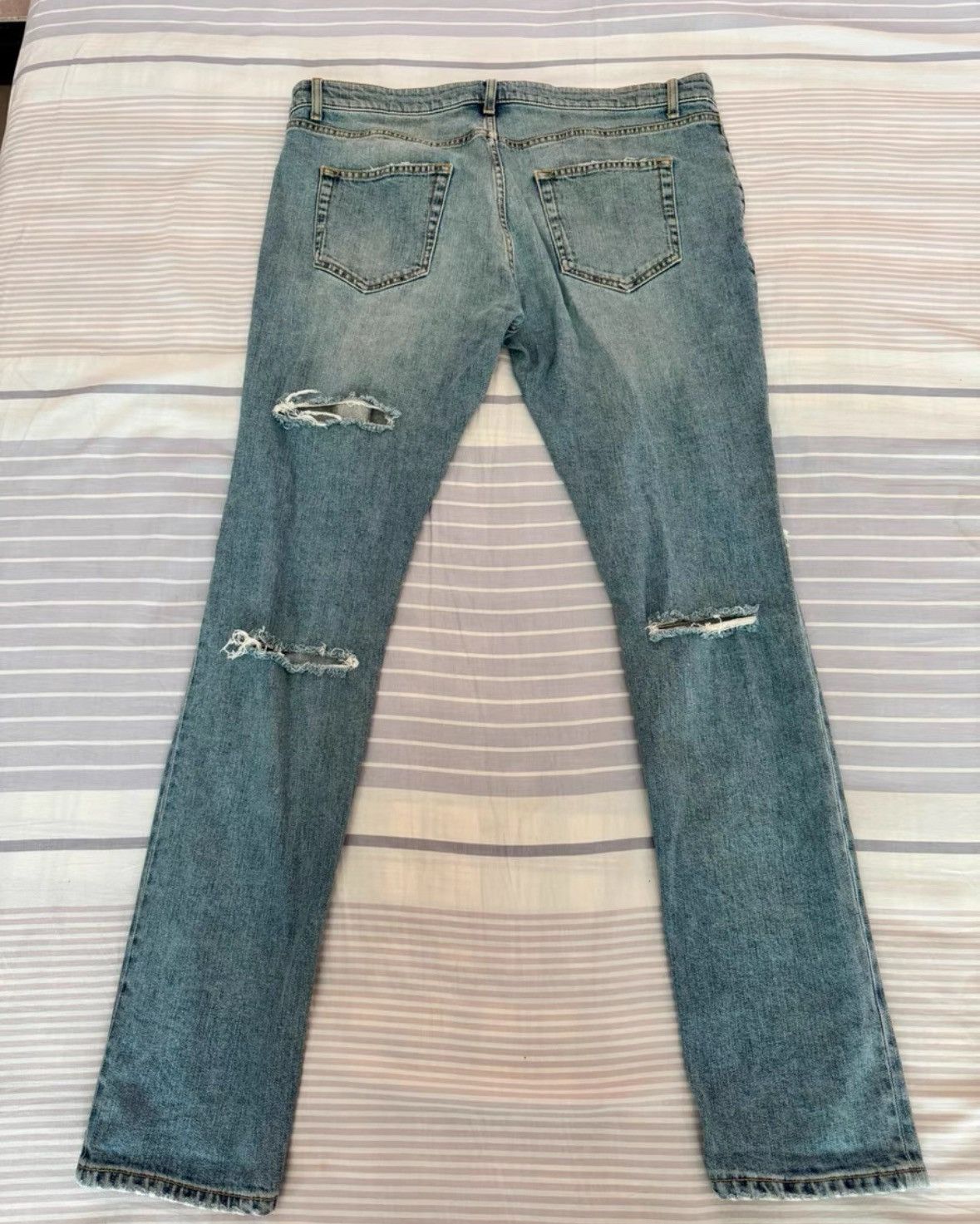 Saint Laurent Paris Saint laurent ysl cut jeans with four knives 2409-Nextarrow Size US 34 / EU 50 - 2 Thumbnail