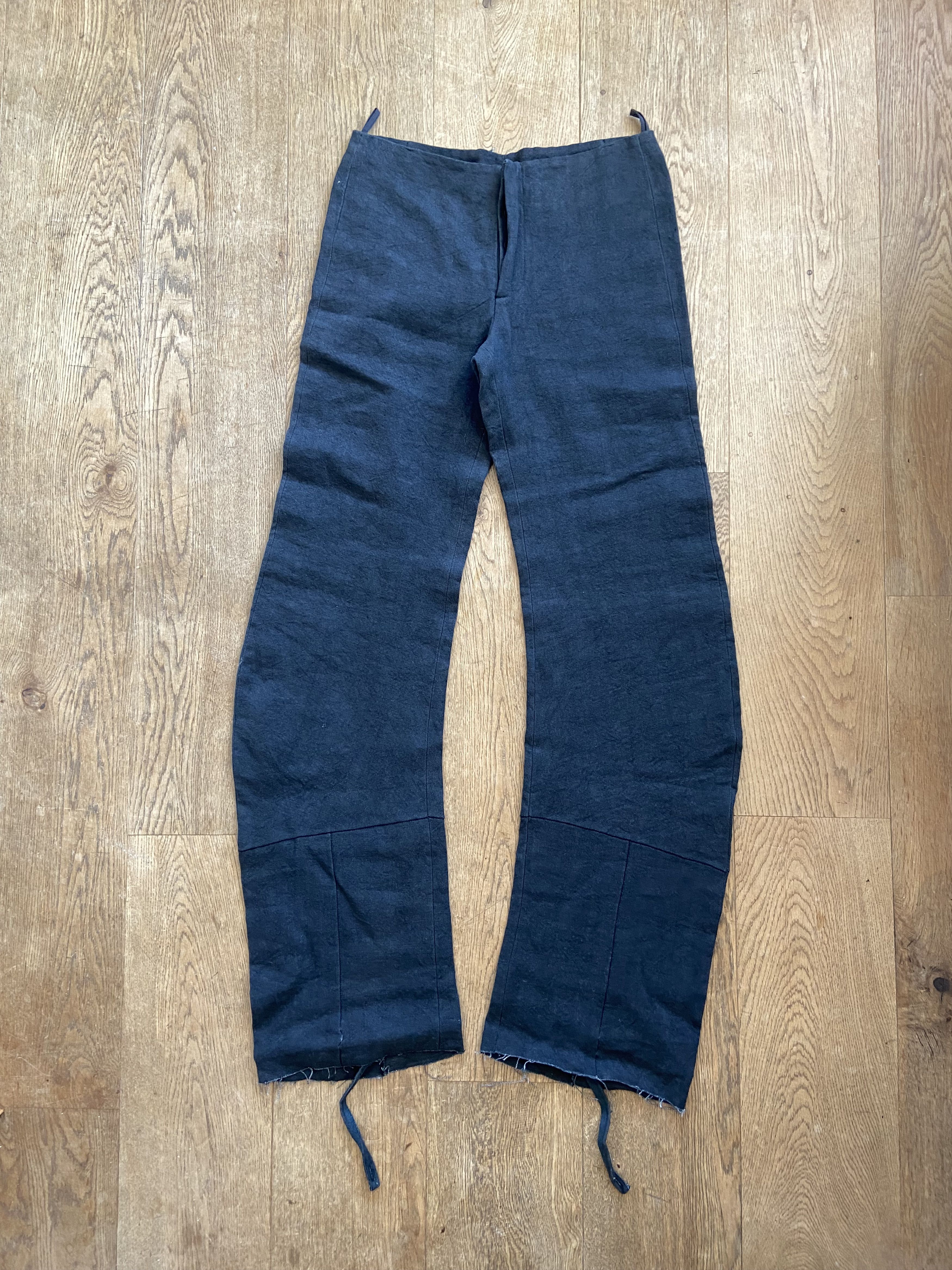 L'Maltieri Linen Trousers - Work of 2001 - Italian archive