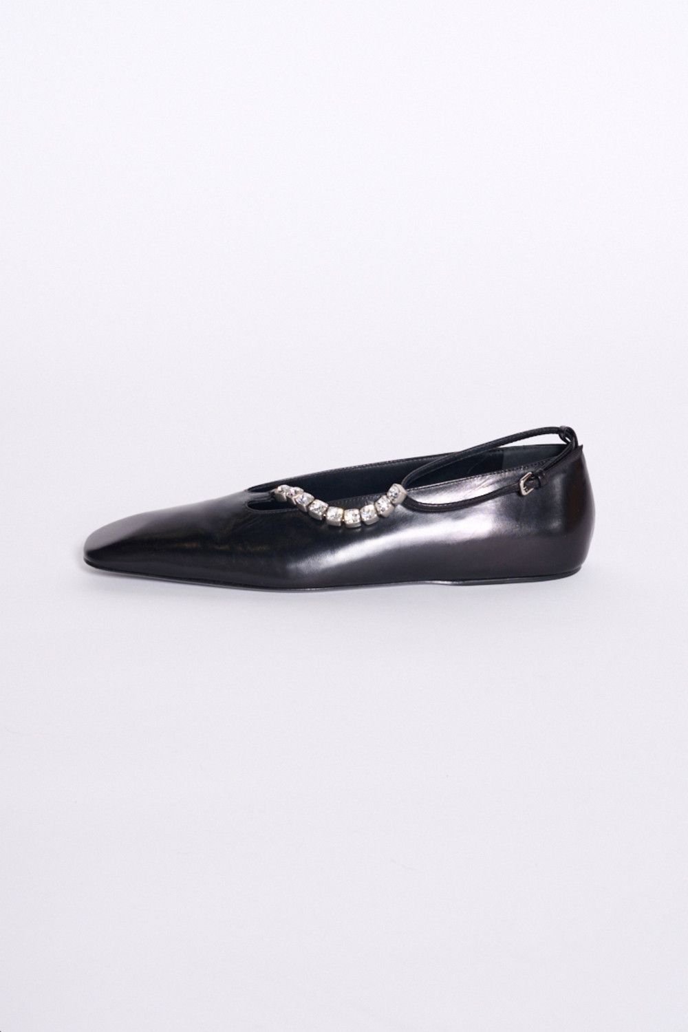 Jil Sander o1s22i1n0125 Ballerina Flats in Black Size US 9 / IT 39 - 1 Thumbnail