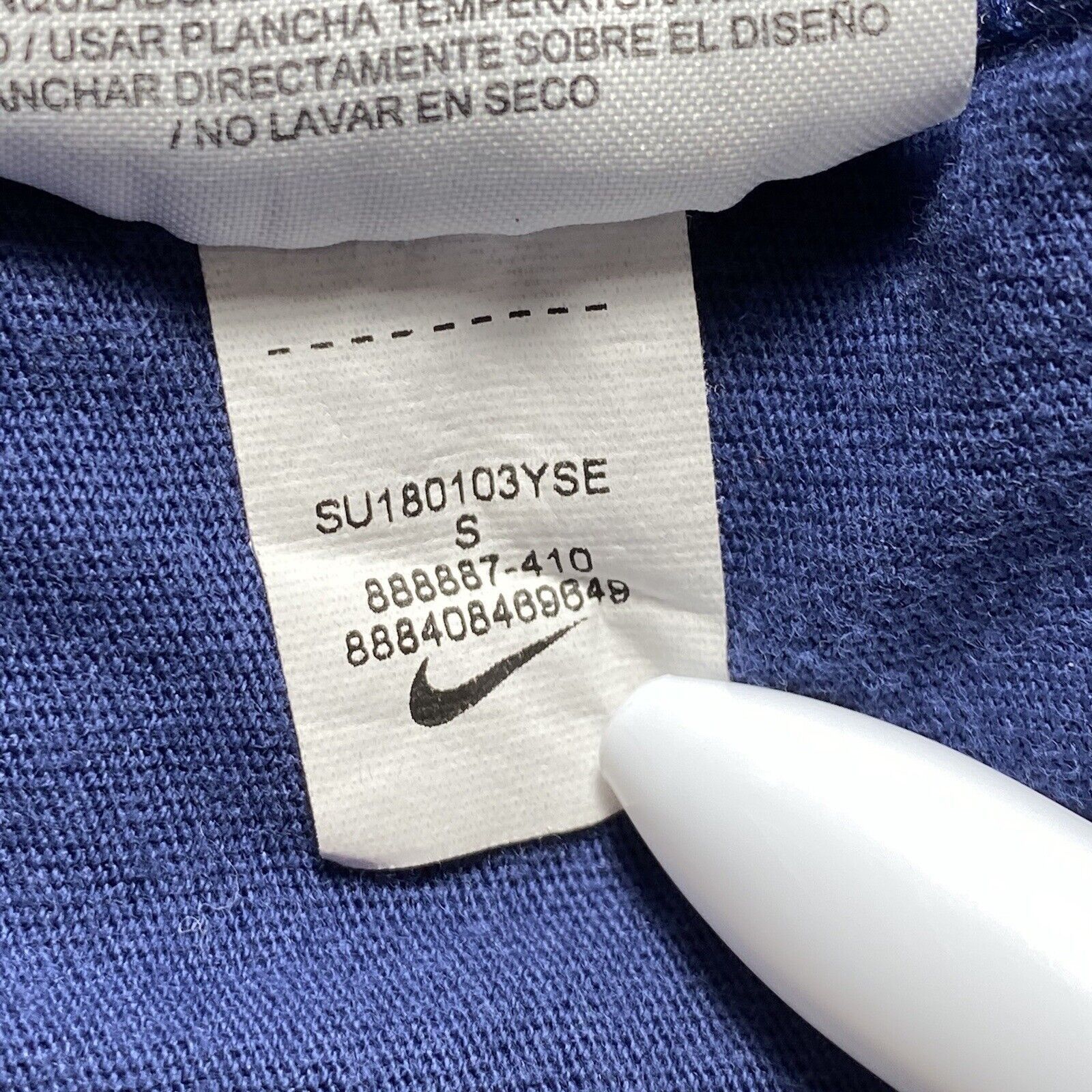 Nike Nike Engineered USA Soccer Small Blue Athletic Cut T Shirt Size US S / EU 44-46 / 1 - 11 Thumbnail