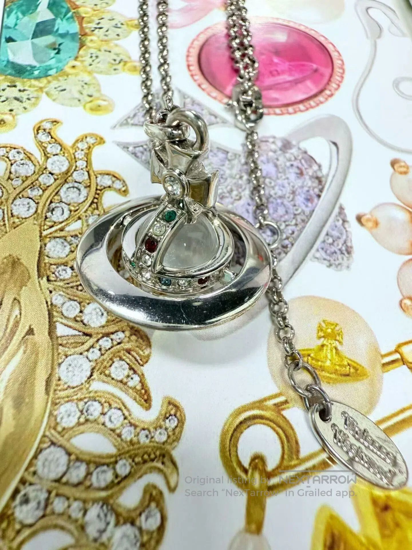 Vivienne Westwood Vivienne Westwood Saturn Necklace. Size ONE SIZE - 7 Thumbnail