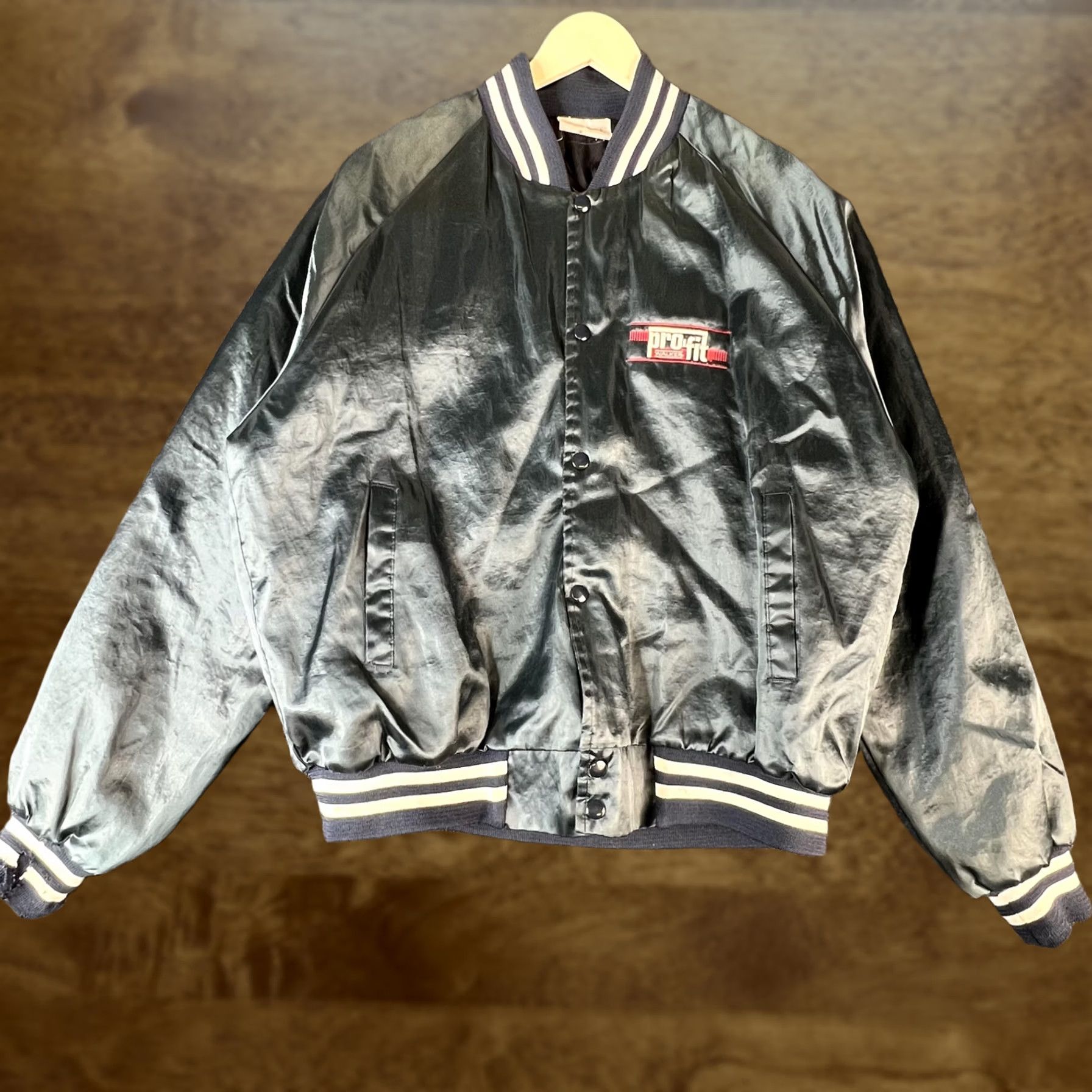 Vintage VINTAGE Auburn Sportswear Jacket Mens L Green Pro Fit Walker Satin Bomber 90s Size US L / EU 52-54 / 3 - 1 Thumbnail