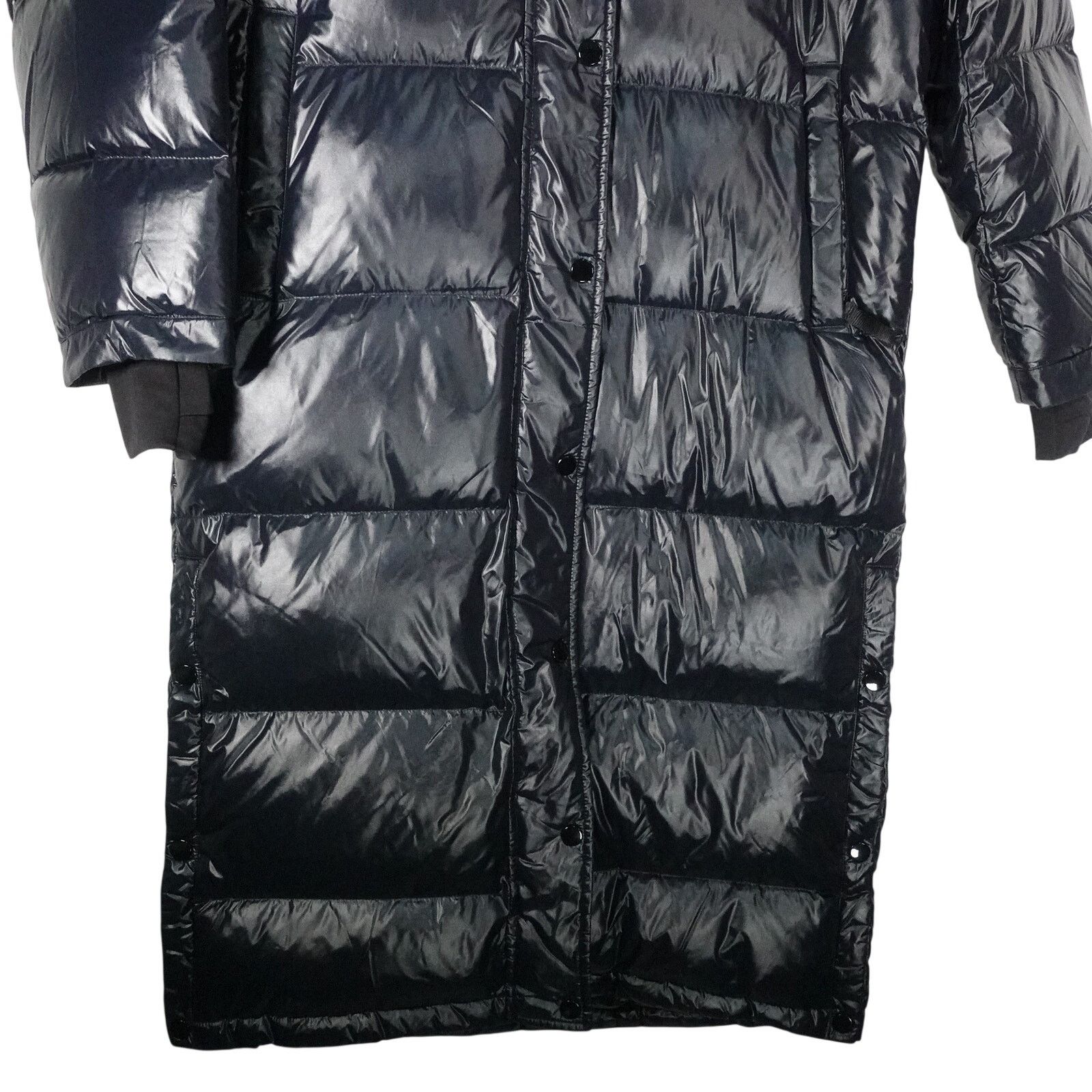 Quince EUC Quince Small Responsible Down Long Puffer Shiny Black Size S / US 4 / IT 40 - 5 Thumbnail