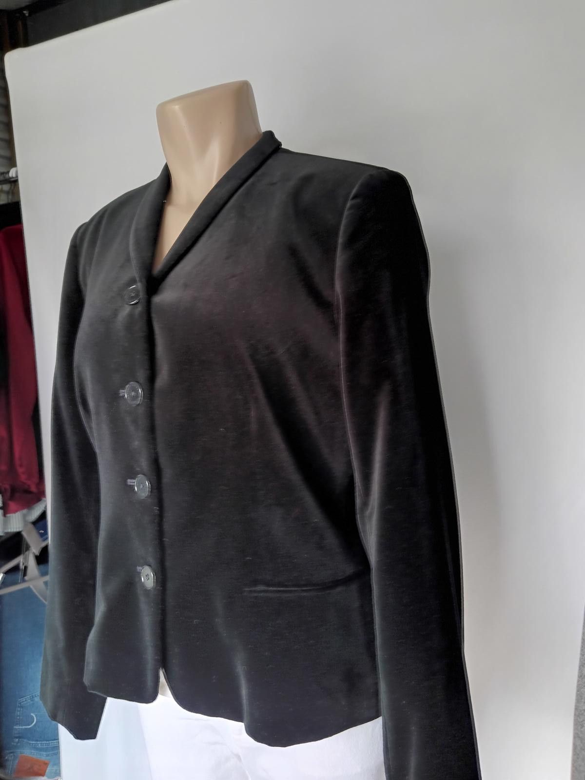 Lauren Ralph Lauren Lauren Ralph Lauren Black Velvet Blazer Size XL / US 12-14 / IT 48-50 - 2 Thumbnail