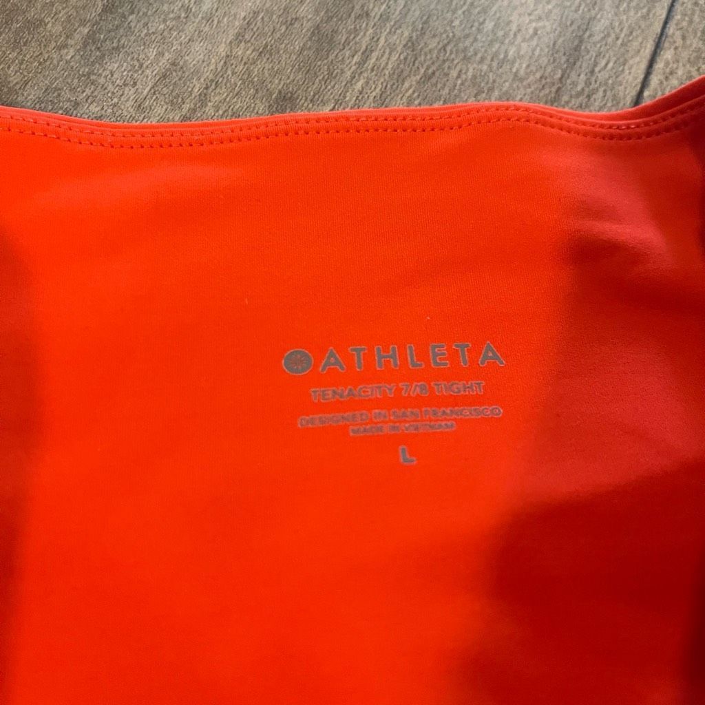 Nike Athleta Brown Athletic Workout Leggings Women Large Bin N-28 Size 30" / US 8 / IT 44 - 5 Thumbnail