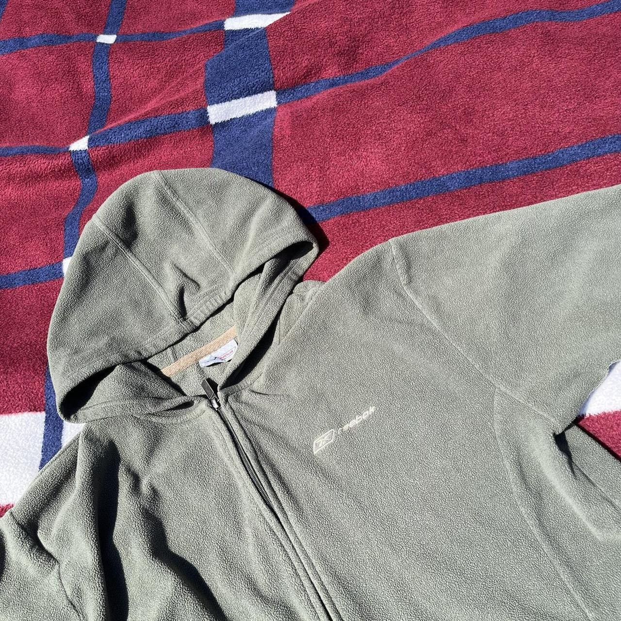 Reebok Vintage Y2k Reebok light green fleece full zip up hoodie L Size US L / EU 52-54 / 3 - 2 Thumbnail