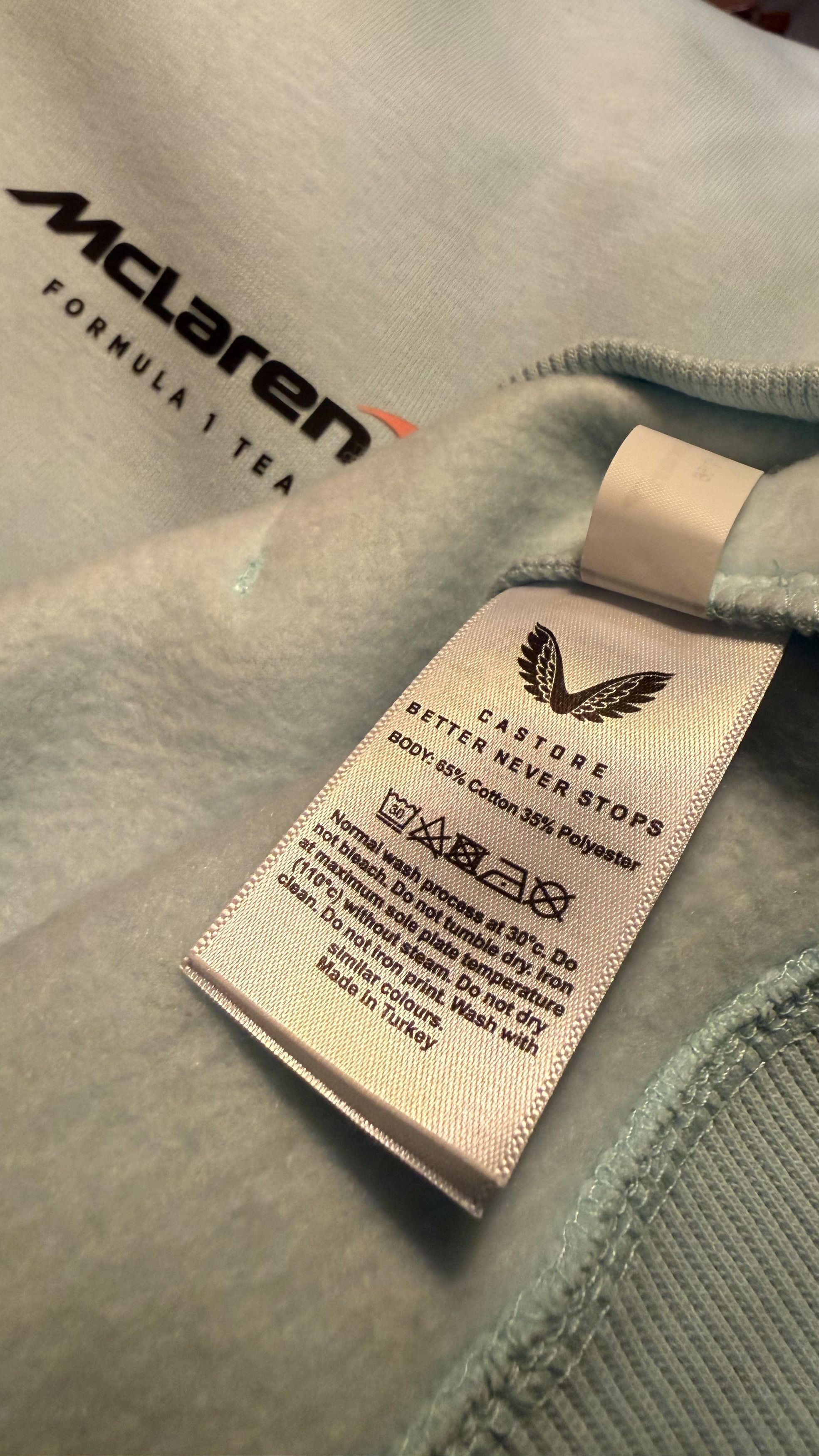 Castore McLaren F1 x Gulf Hoodie XXL by Castore Size US XXL / EU 58 / 5 - 9 Thumbnail