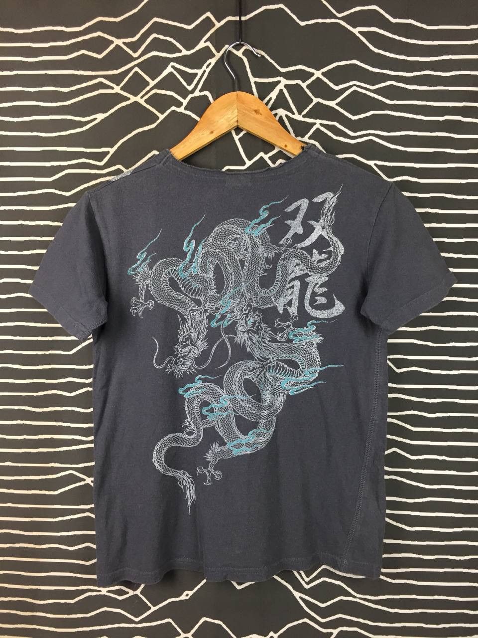 Karakuri Tamashii Vtg Karakuri Tamashii Japanese Wano Style Twin Dragon Tee Size US S / EU 44-46 / 1 - 6 Thumbnail