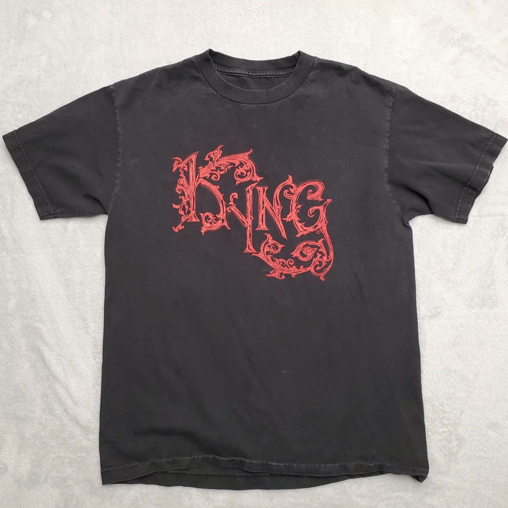 Vintage Kyng Mens XS Black Short Sleeve Concert Band TEE Shirt Size US XS / EU 42 / 0 - 7 Thumbnail