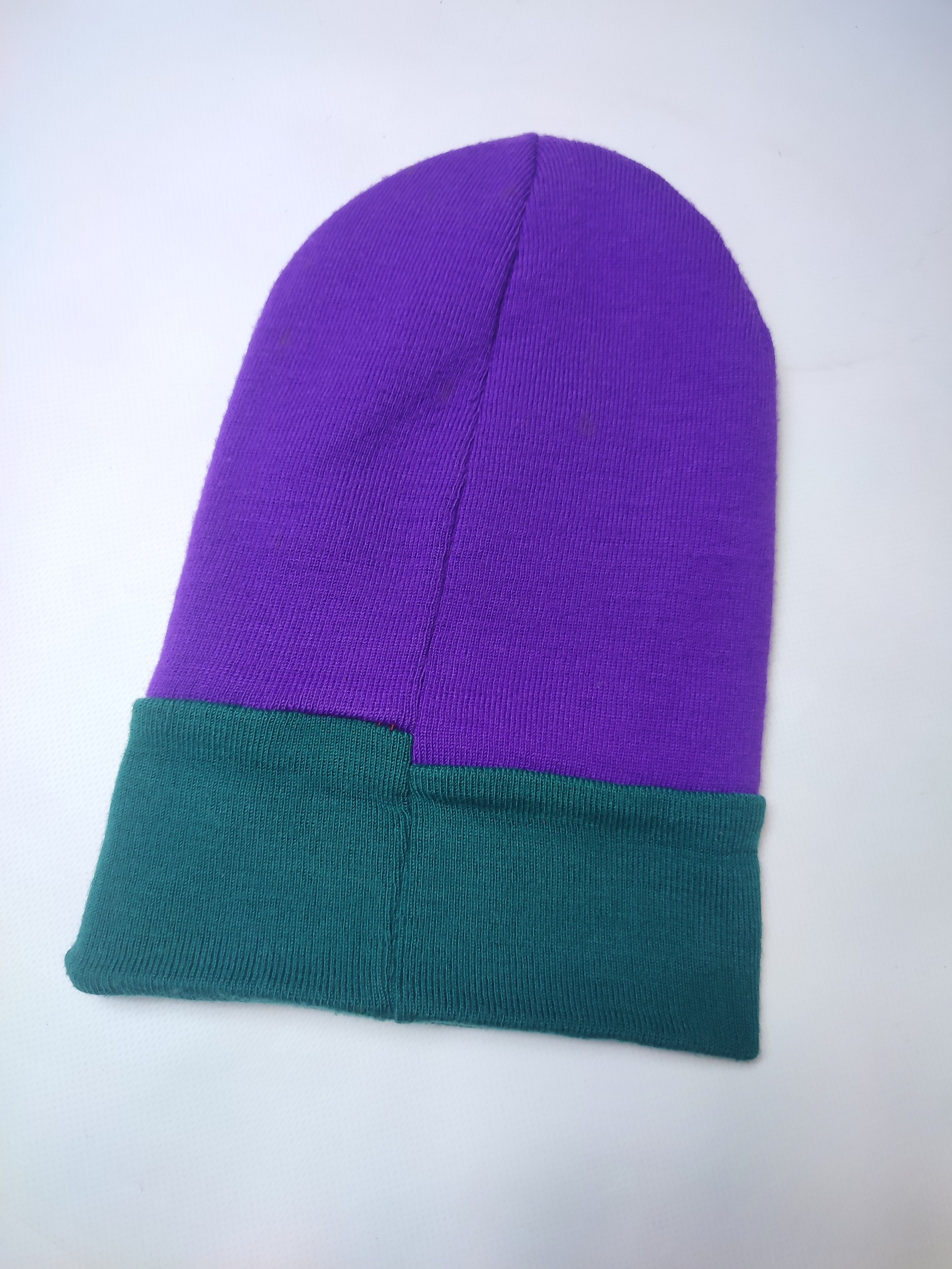 Vintage Charlton Athletic Purple Green Cuff Knit Beanie Vintage Size ONE SIZE - 8 Thumbnail