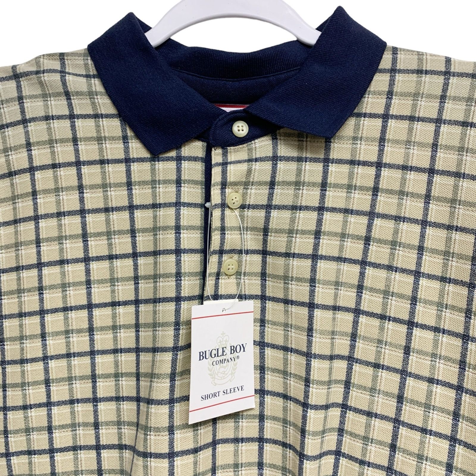 Bugle Boy Vintage Bugle Boy Short Sleeve Tartan Plaid Polo Size US XL / EU 56 / 4 - 2 Thumbnail