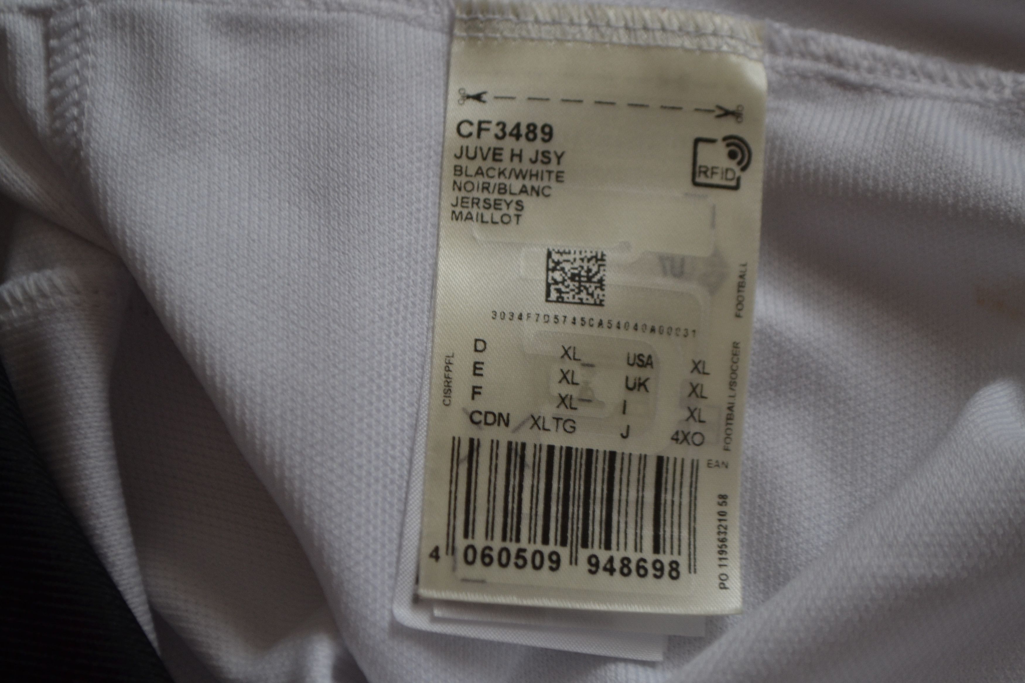 Adidas Juventus Home Shirt 2018 2019 Kit Ronaldo Jersey Size US XL / EU 56 / 4 - 6 Thumbnail