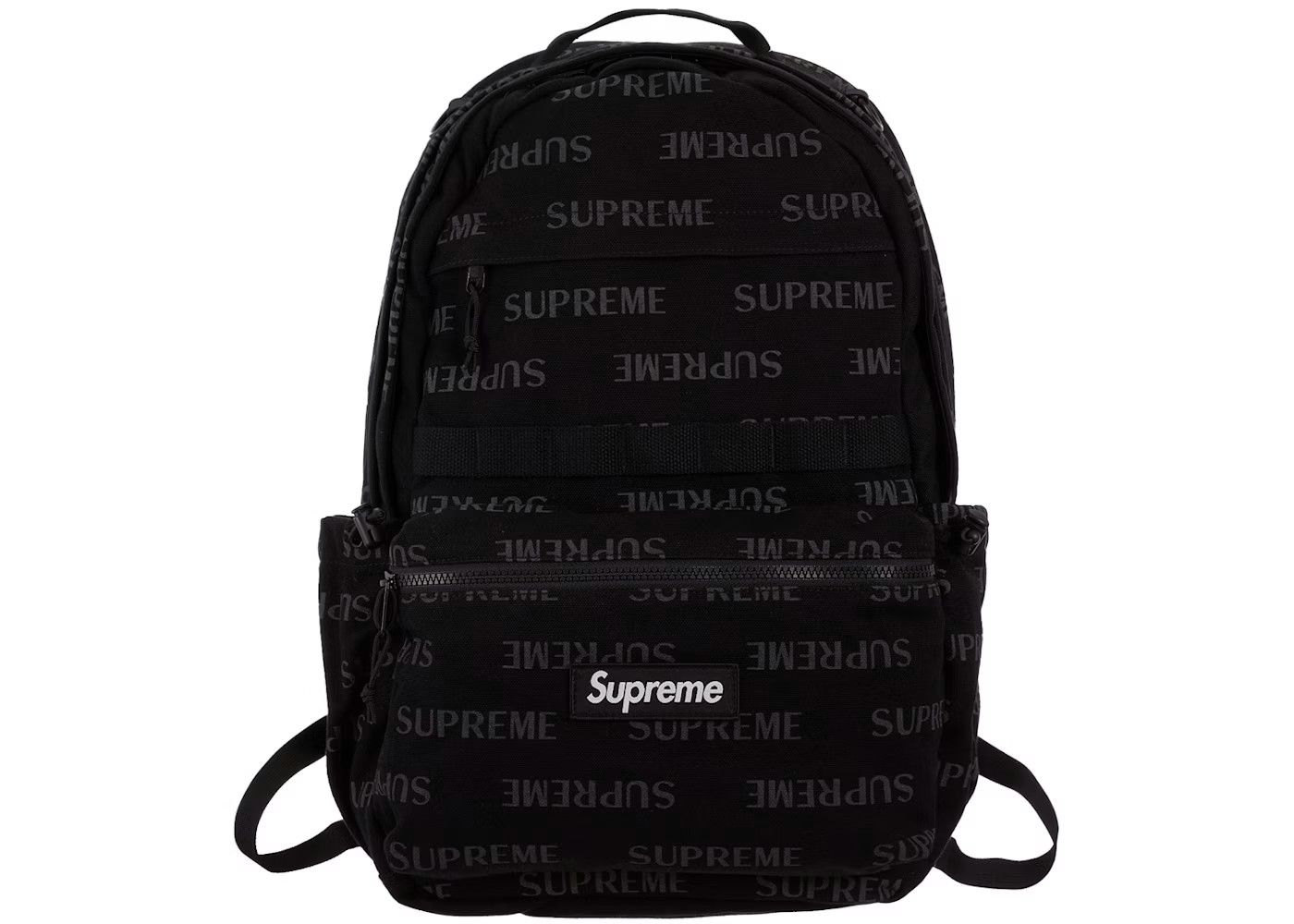 Supreme Supreme Black Logo Backpack Book Bag (FW26) | Grailed