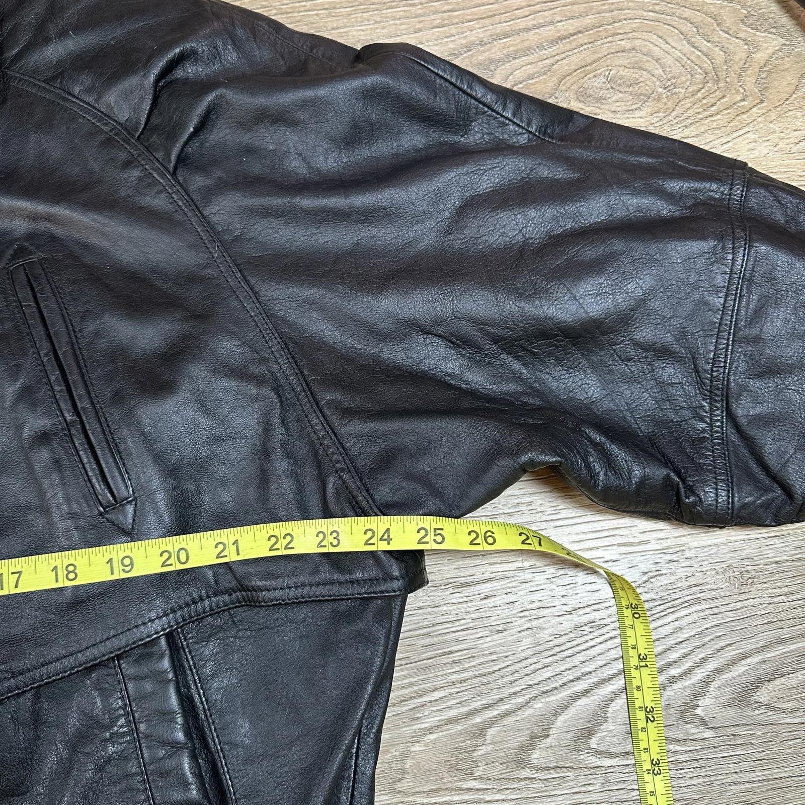 Wilson Wilsons Mens Leather Jacket Medium Black Vintage Thinsulate Size US M / EU 48-50 / 2 - 11 Thumbnail
