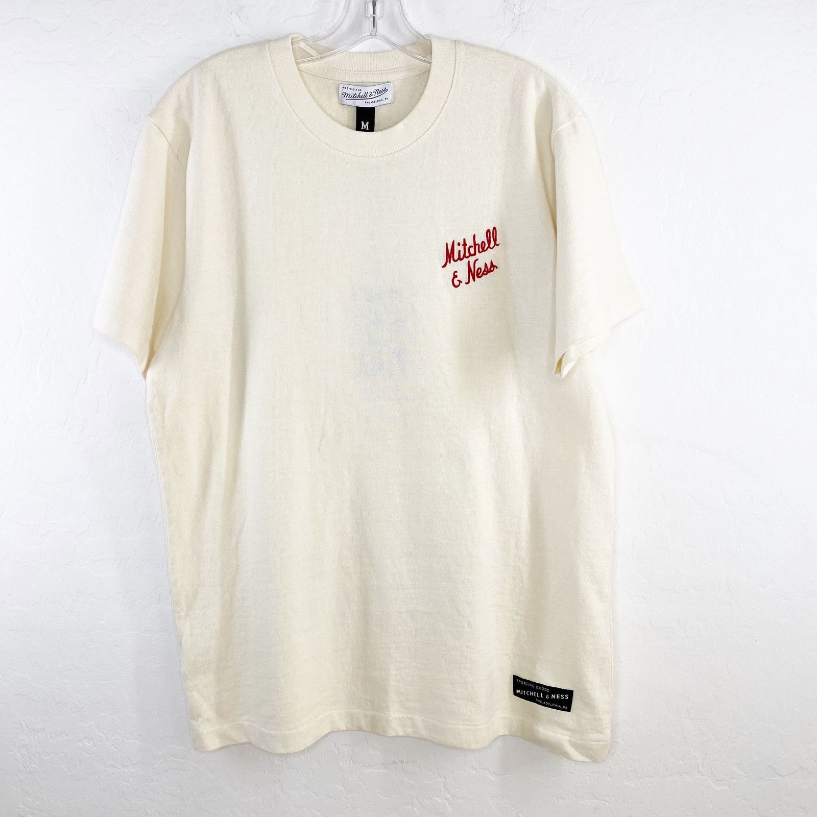 Mitchell & Ness Mitchell & Ness Cream Tee Short Sleeve Sweatshirt Sports Med Size US M / EU 48-50 / 2 - 3 Thumbnail