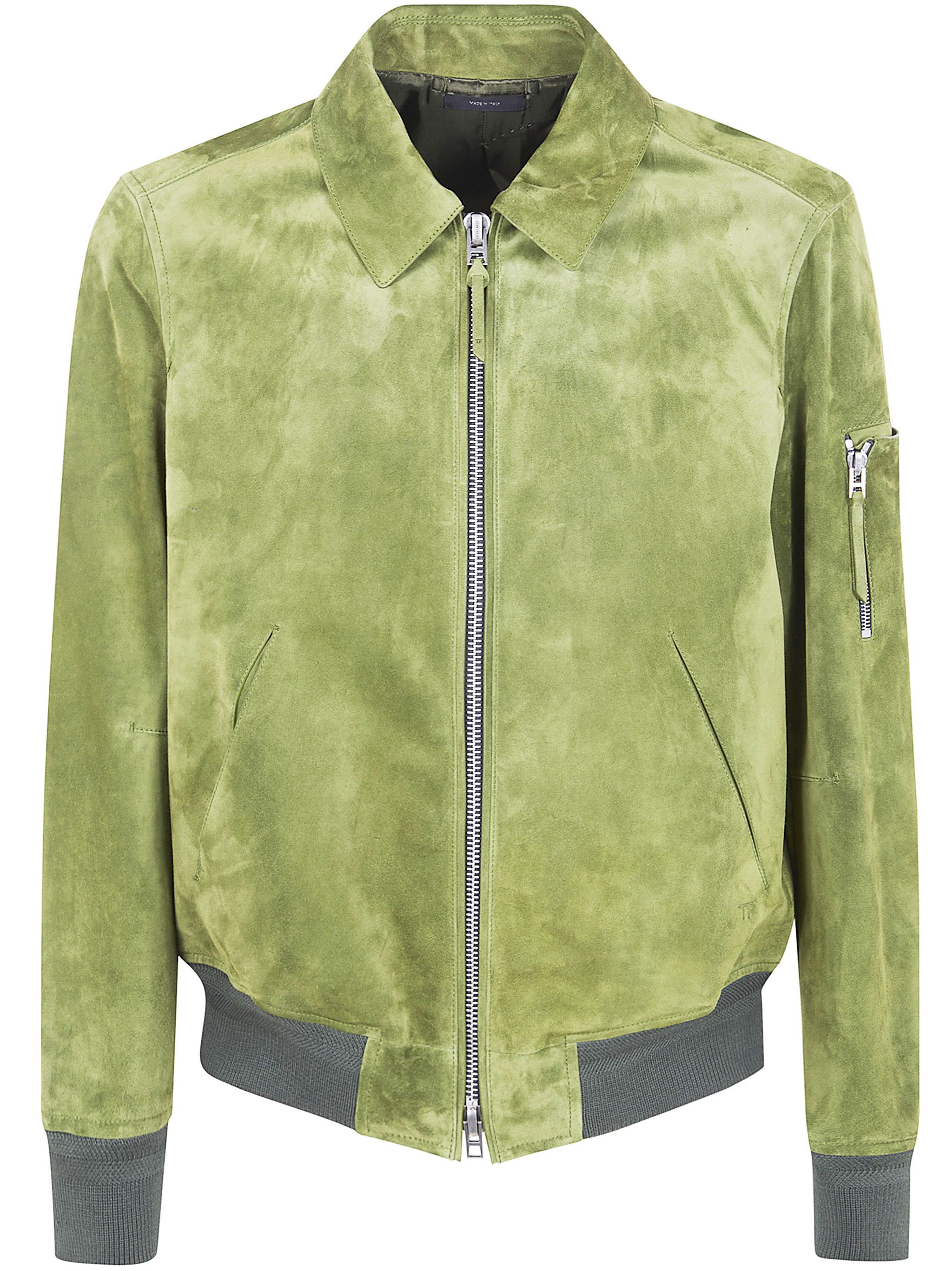 CASHMERE SUEDE COLLAR BLOUSON