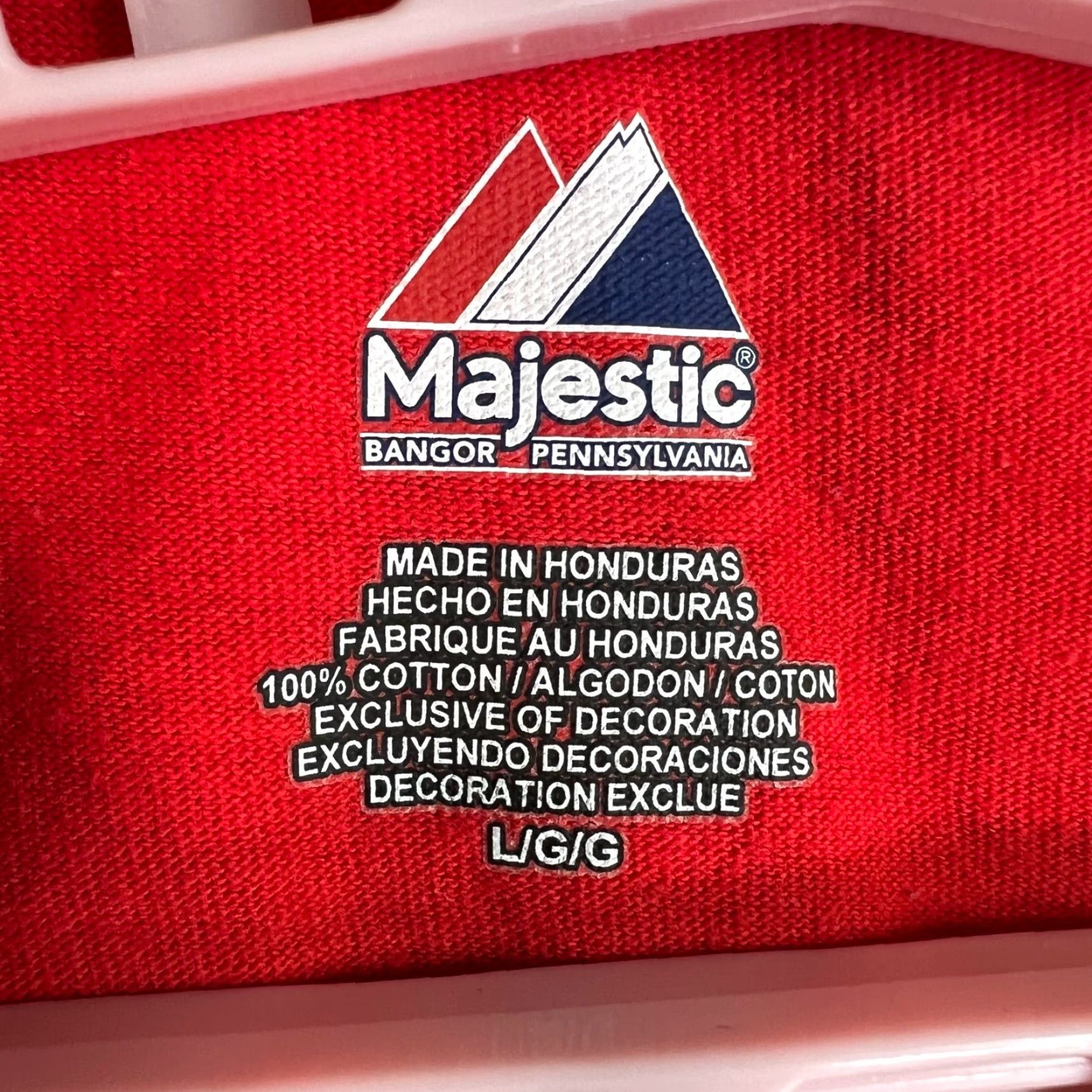 Champion St Louis Cardinal 2013 NL Champions Majestic T Shirt Adult L Red Logo, Short Sleeve, Crew Neck, Cotton, Men, Regular Fit Size US L / EU 52-54 / 3 - 5 Thumbnail