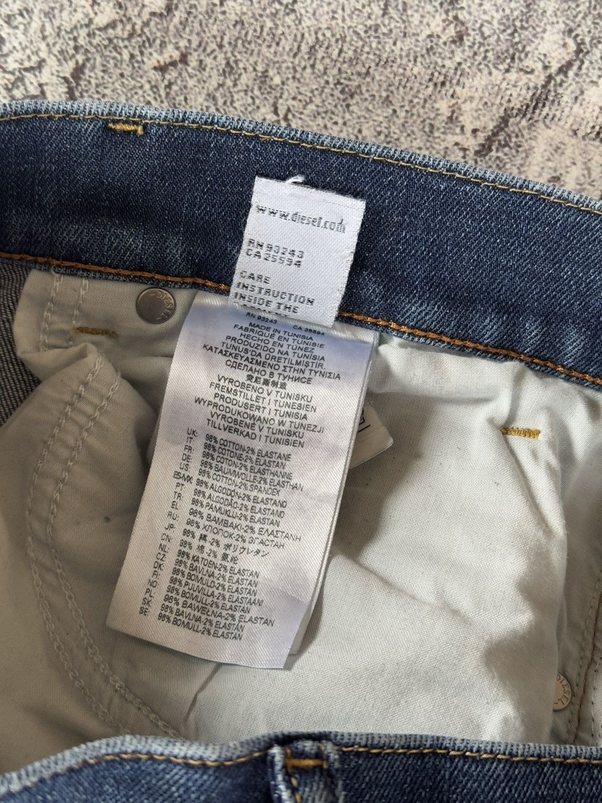 Diesel Diesel 29/30 D-Strukt denim pant jean trouser chino Y2K Size US 30 / EU 46 - 16 Thumbnail