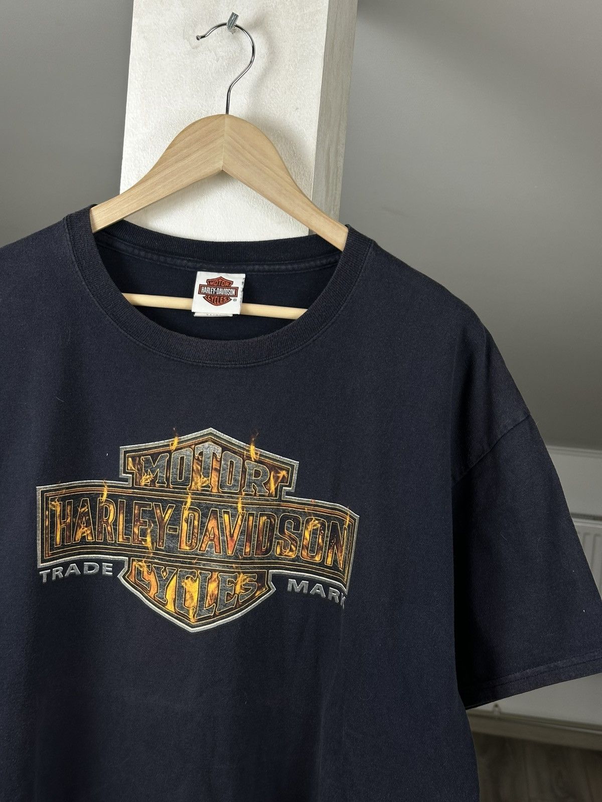 Vintage Vintage Harley Davidson Graphic Tee Size US XL / EU 56 / 4 - 4 Thumbnail