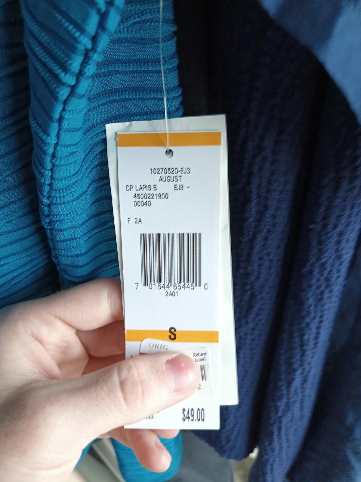 Augusta Sportswear Elegant Aqua Blue Sleeveless Top by August Size S / US 4 / IT 40 - 3 Thumbnail